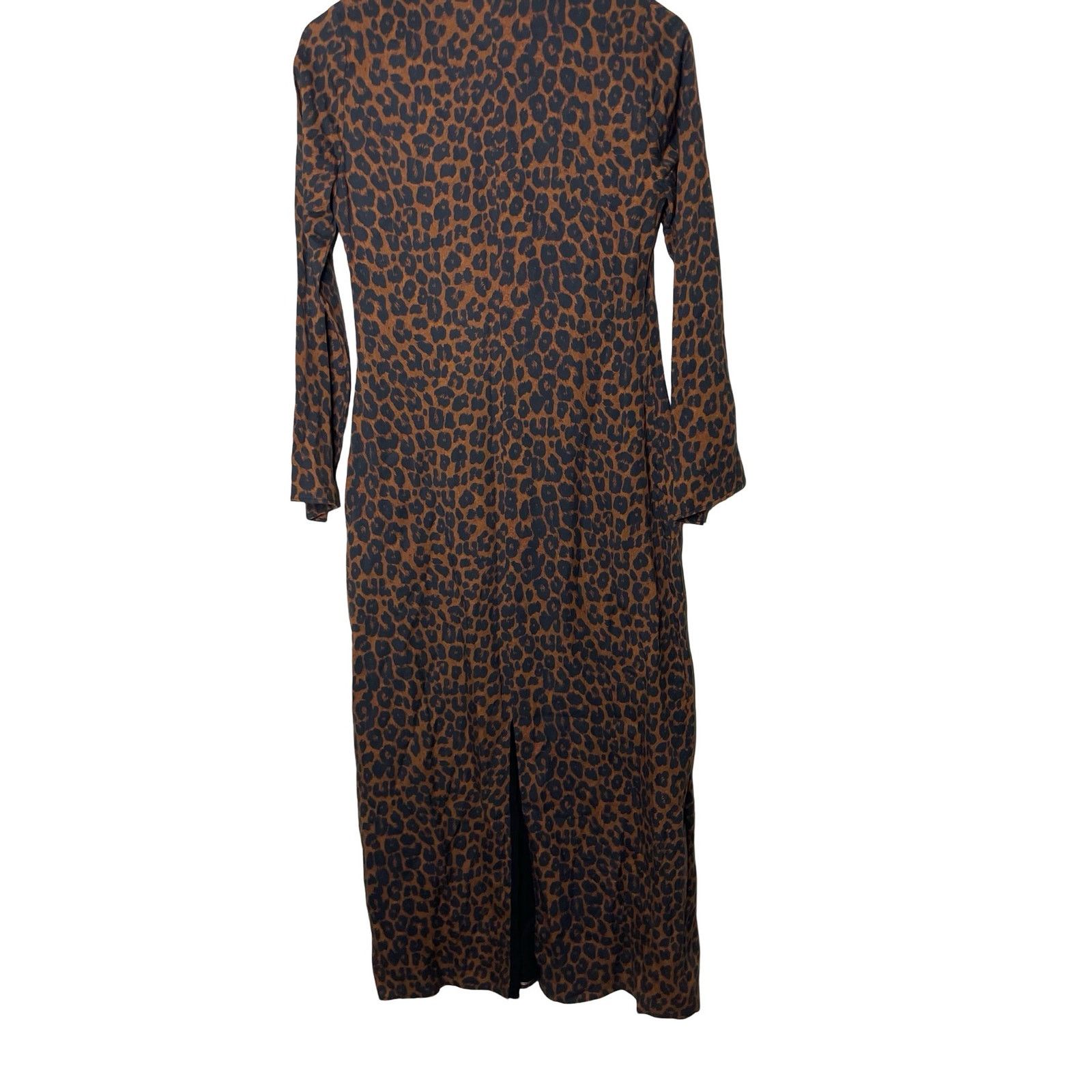 Mara Hoffman NWT Mara Hoffman Naliyah Maxi Brown Leopard Dress sz 2 Size XS / US 0-2 / IT 36-38 - 7 Thumbnail