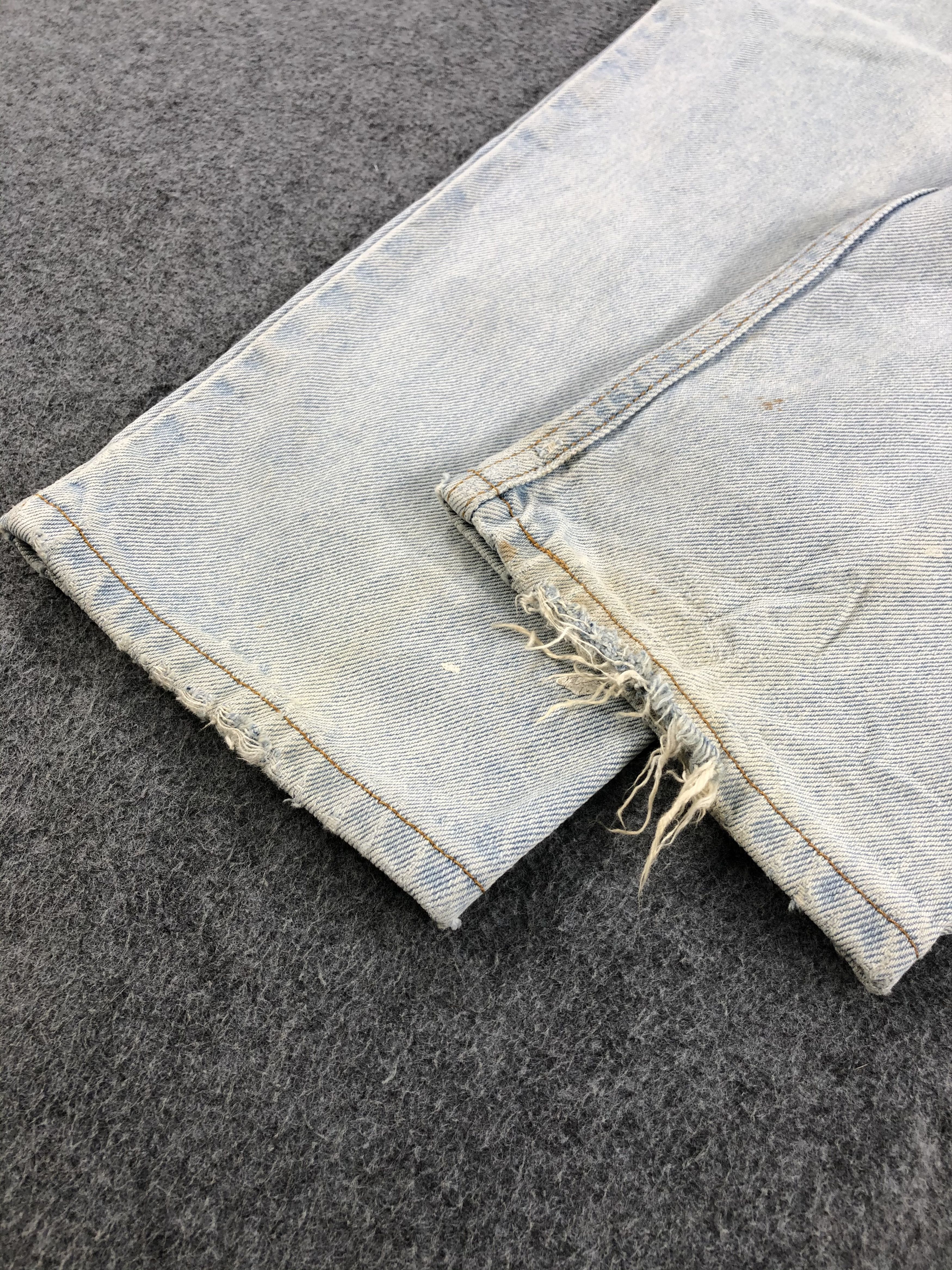 Levi's Vintage Distress Levis 550 Orange Tab Jeans-JM656 Size US 32 / EU 48 - 5 Thumbnail