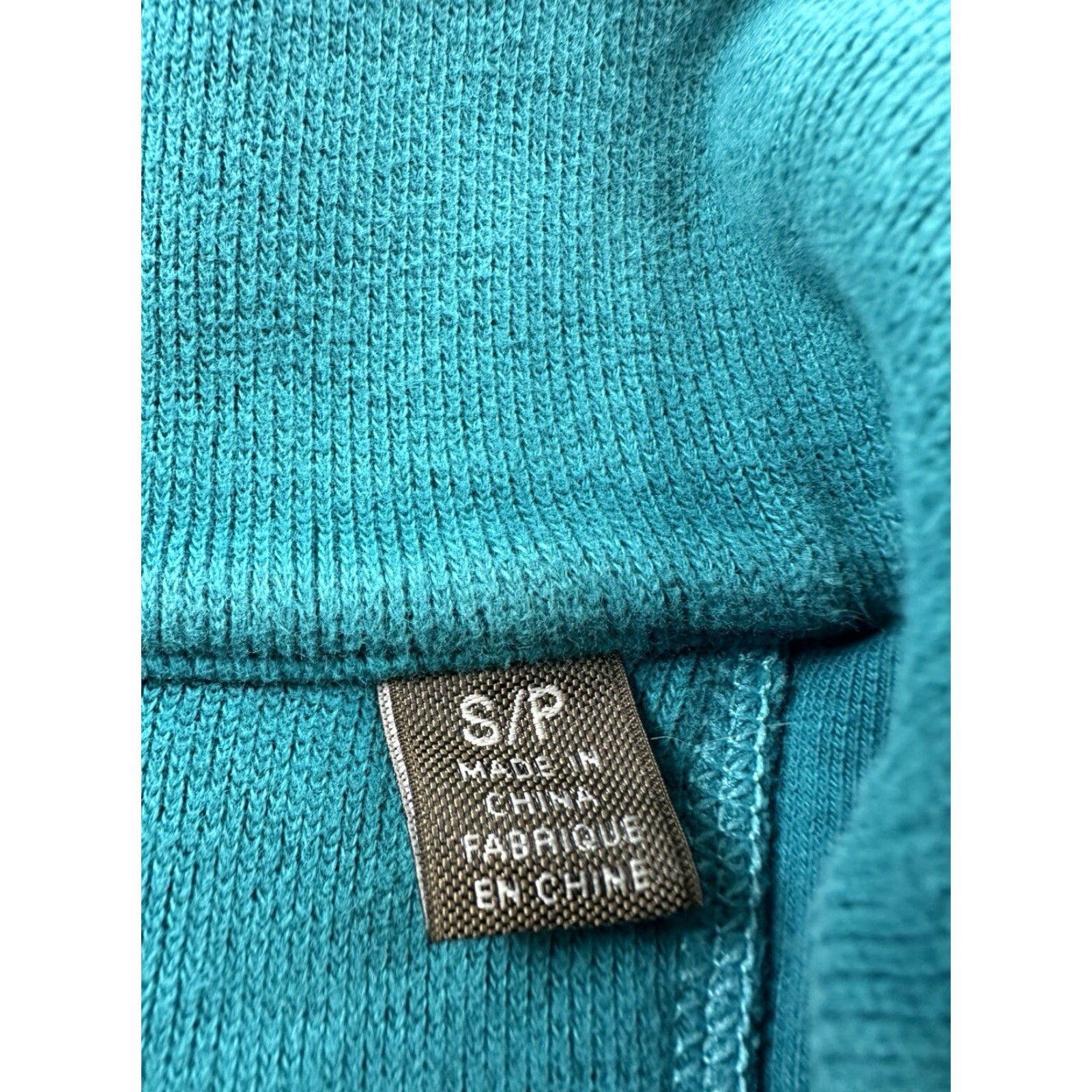 Tommy Bahama Tommy Bahama Sweater Womens S Green 1/4 1/2 Zip Long Sleeve Pullover Ladies Mock Neck Logo Beach Pattern Solid Knit Size S / US 4 / IT 40 - 7 Thumbnail
