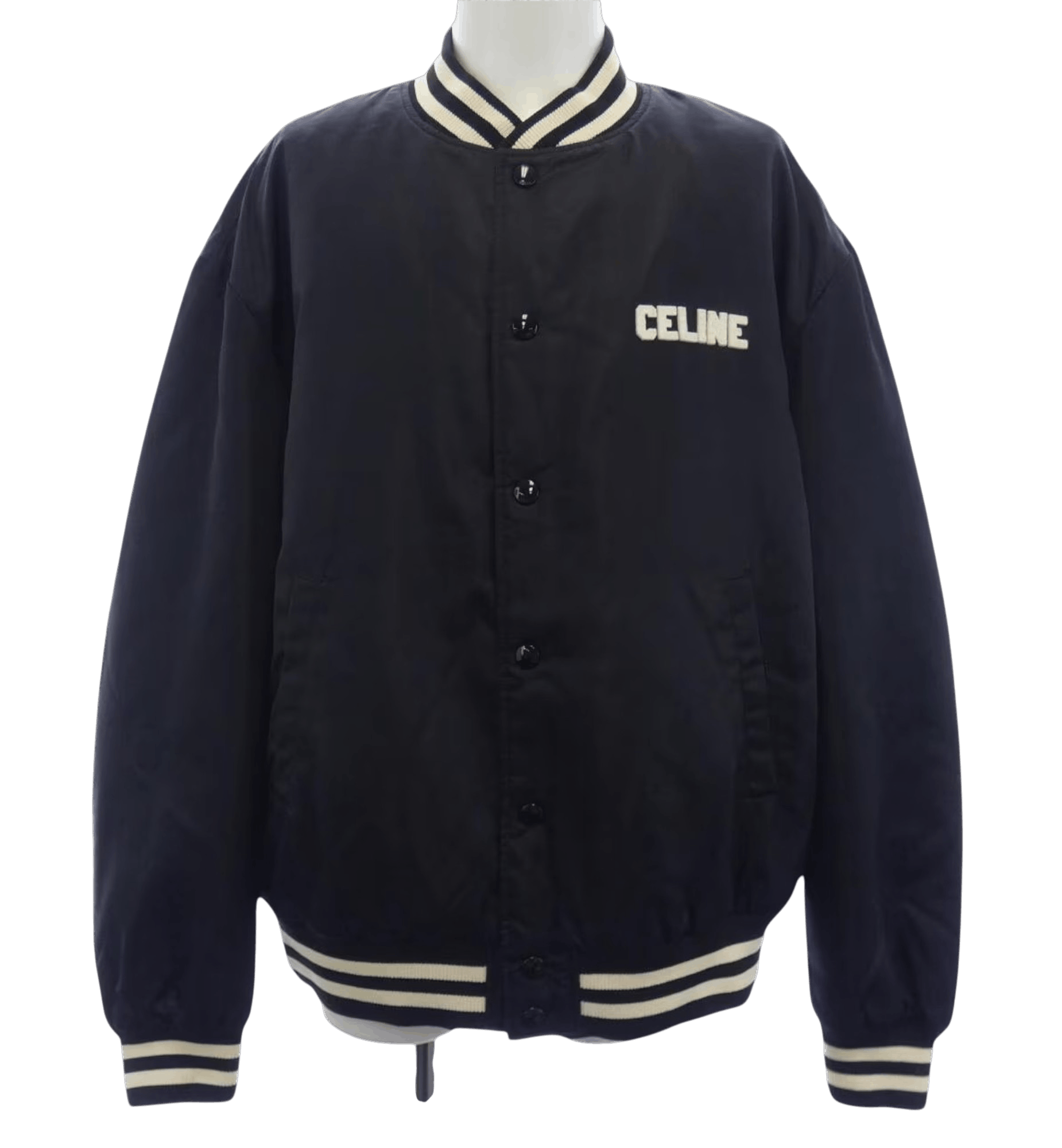 Celine Celine Paris Loose Teddy Jacket in Nylon Bomber Size US XL / EU 56 / 4 - 1 Thumbnail