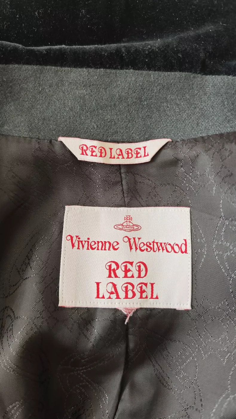 Vivienne Westwood Vivienne Westwood Silk velvet lined dark grey wool coat Size M / US 6-8 / IT 42-44 - 7 Thumbnail