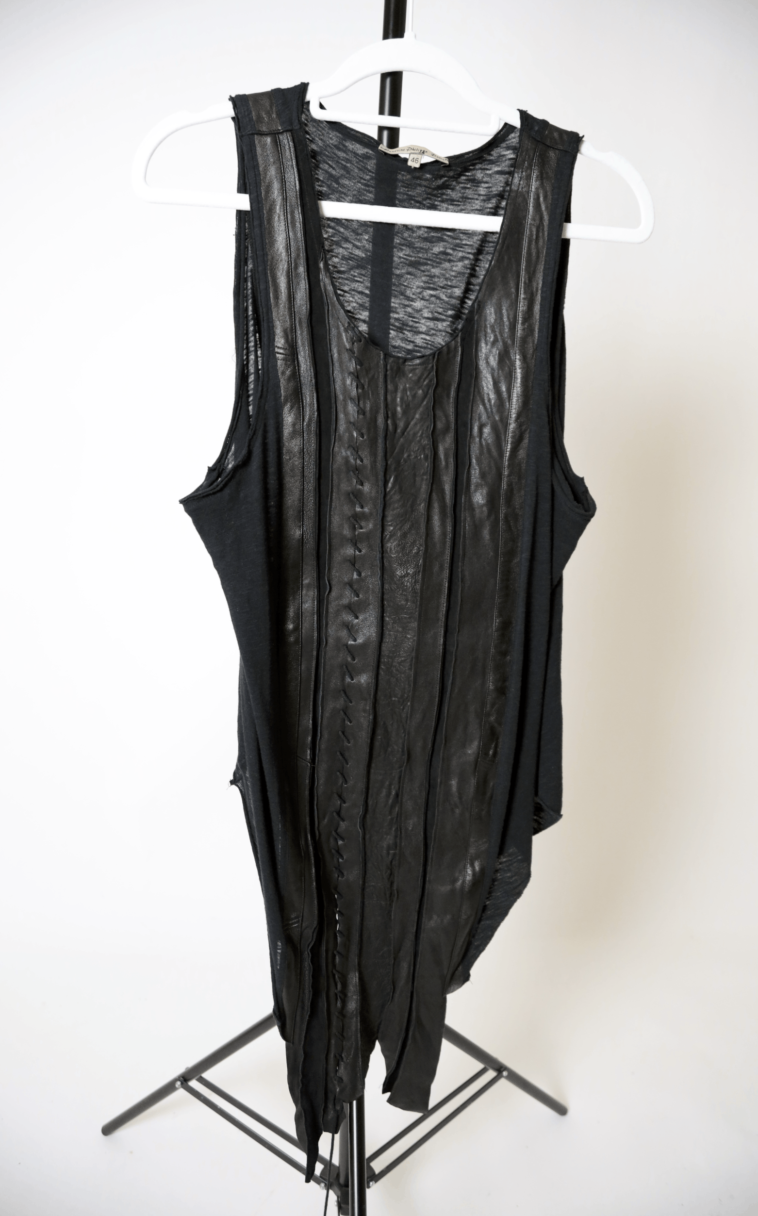 Sandrine Philippe Hand-made Leather Tank Size US M / EU 48-50 / 2 - 2 Thumbnail