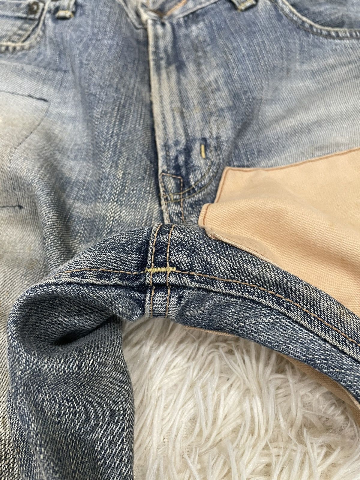 Edwin Final Drop‼️Distressed Vintage Edwin 505 Selvedge Denim Size US 32 / EU 48 - 14 Thumbnail