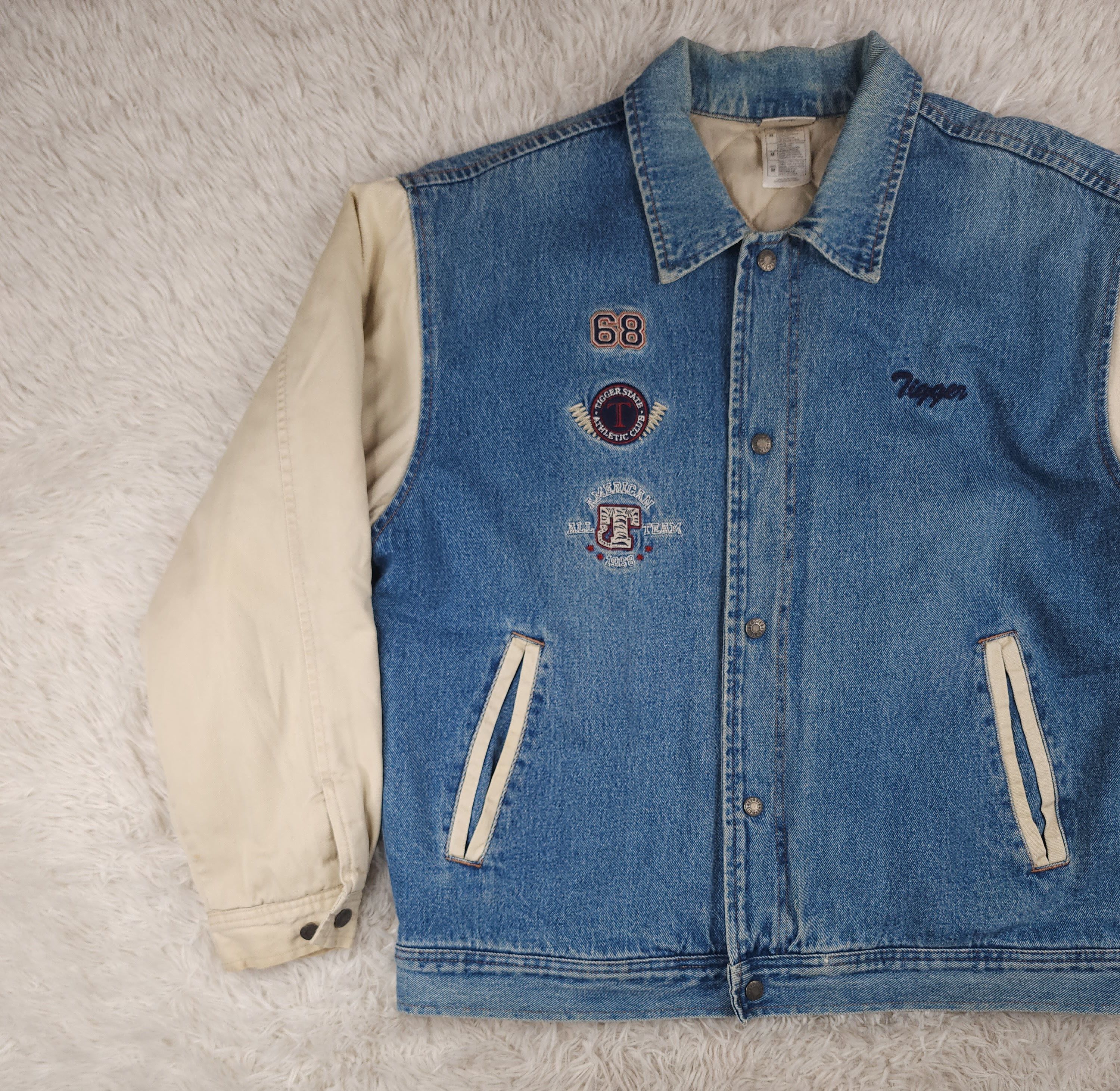 Disney Vintage Disney Tigger denim jacket Size M Size US M / EU 48-50 / 2 - 3 Thumbnail