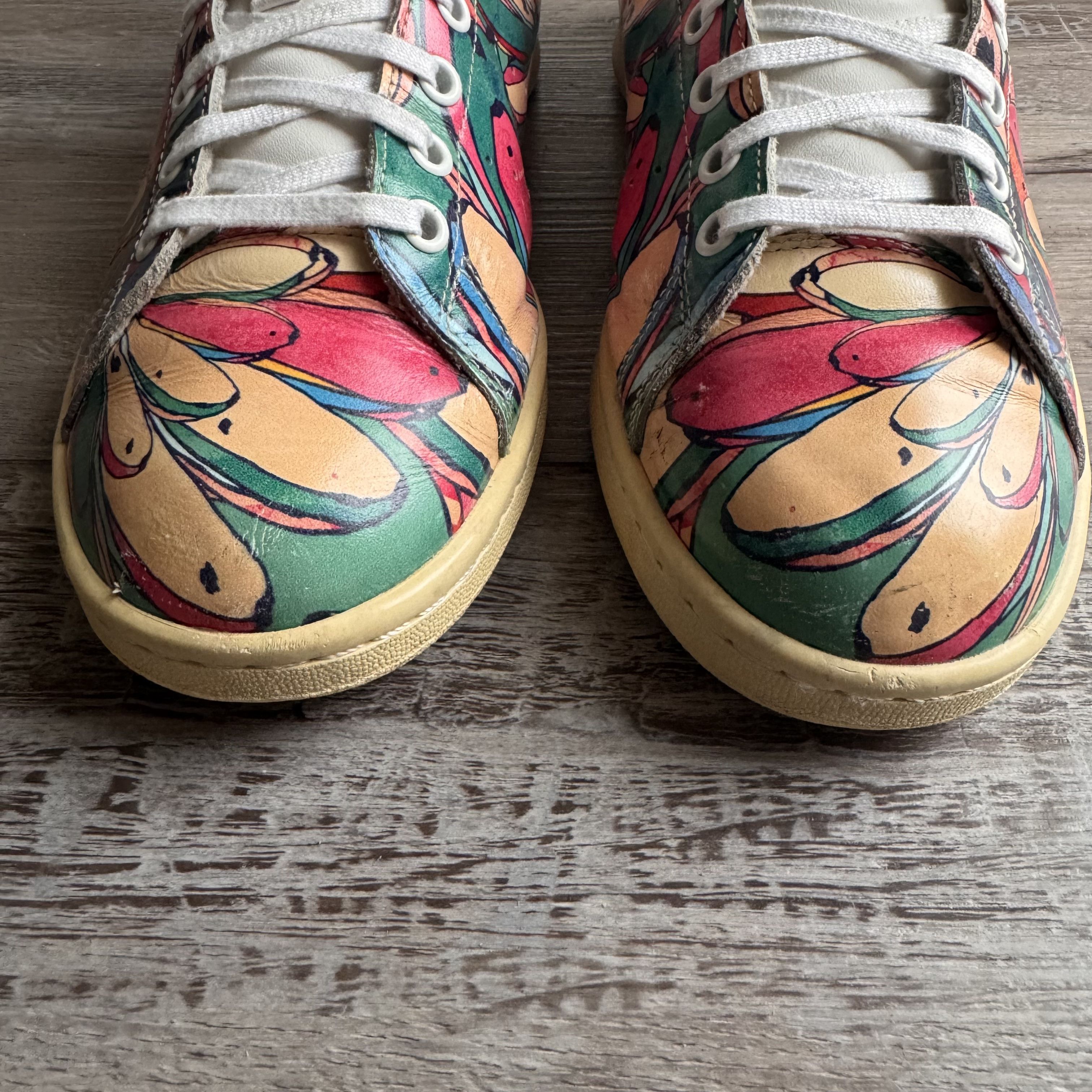Adidas ADIDAS • WMNS Stan Smith "Floral" (9M) Size US 9 / EU 42 - 4 Thumbnail