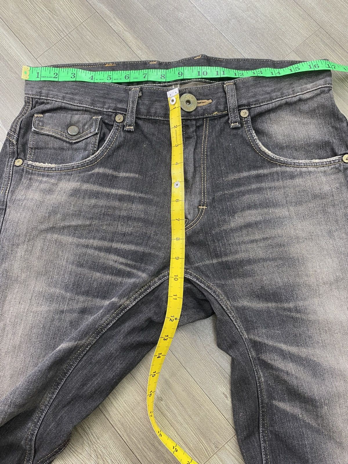If Six Was Nine Vintage Lee Clawmark Faded Lgb Style Flared Jeans Y2K Size US 32 / EU 48 - 19 Thumbnail
