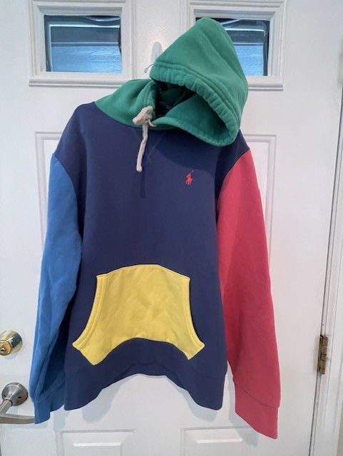 Polo Ralph Lauren Polo Pastel Color Block Hoodie Size US M / EU 48-50 / 2 - 4 Thumbnail