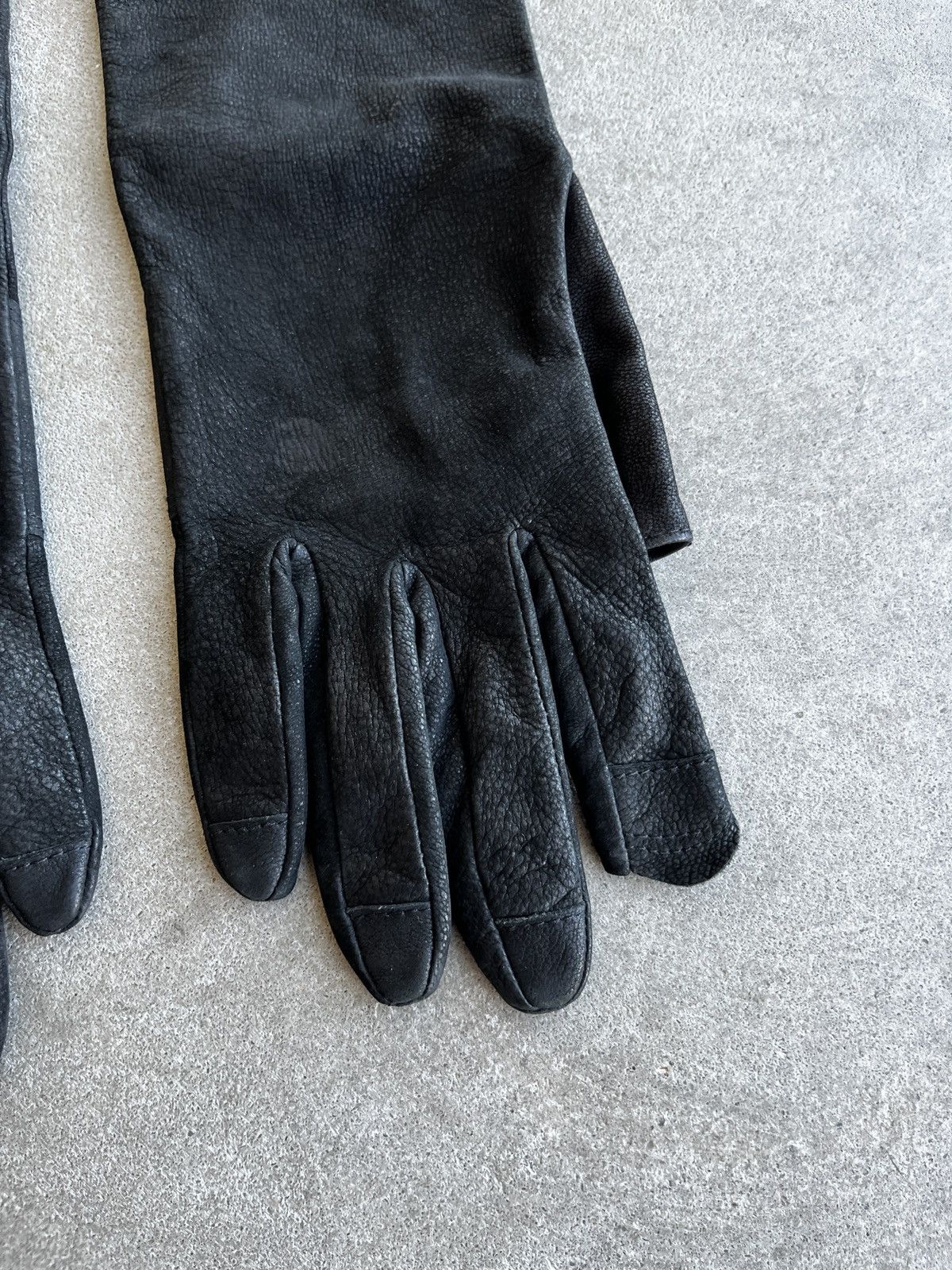 Rick Owens Rick Owens Goatskin Leather Gloves (unisex) Size ONE SIZE - 11 Thumbnail