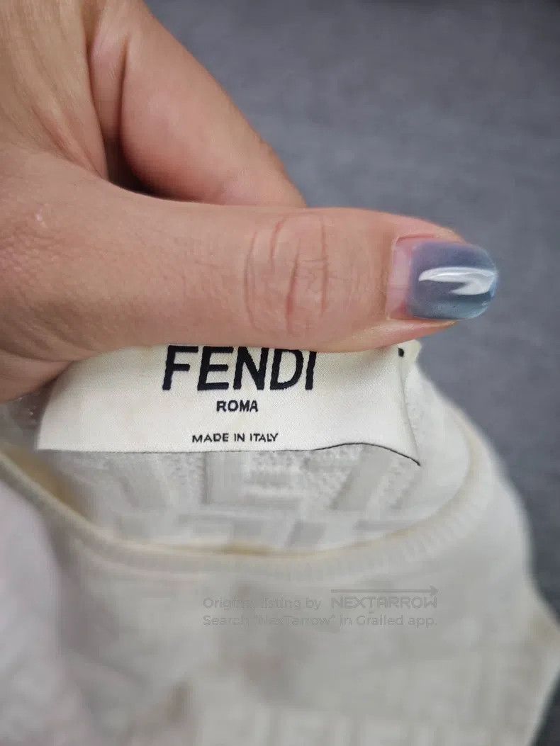 Fendi Fendi The pattern is printed on a medium-length pencil ski Size XS / US 0-2 / IT 36-38 - 3 Thumbnail