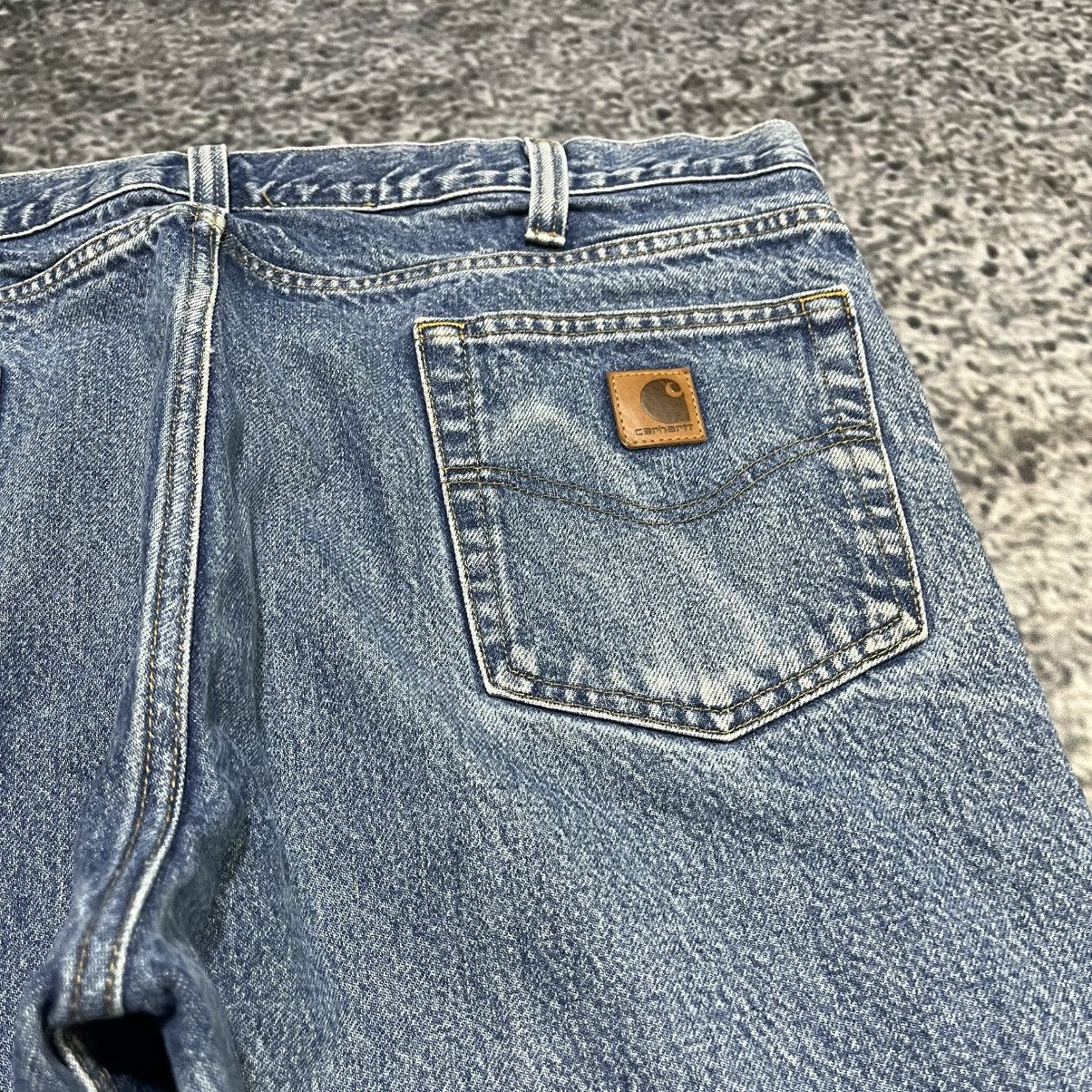 Carhartt Vintage Carhartt Blue Faded Workwear Skater 2000s Jeans Size US 40 / EU 56 - 4 Thumbnail