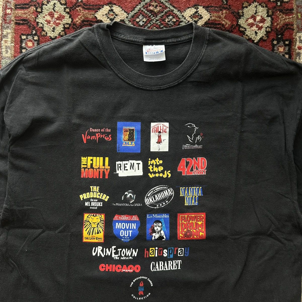 Vintage Vintage 90s Broadway Cares Musical The Full Monty Rent Size US XL / EU 56 / 4 - 5 Thumbnail