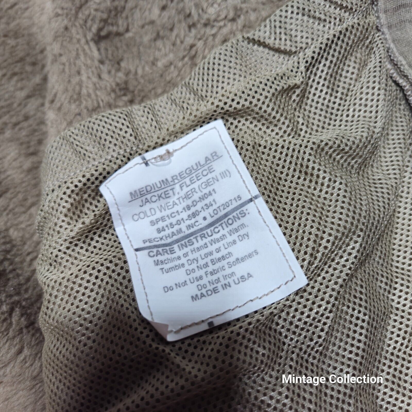 Polartec USGI Military Gen III Fleece Cold Weather Jacket Coyote Sz M Size US M / EU 48-50 / 2 - 7 Thumbnail