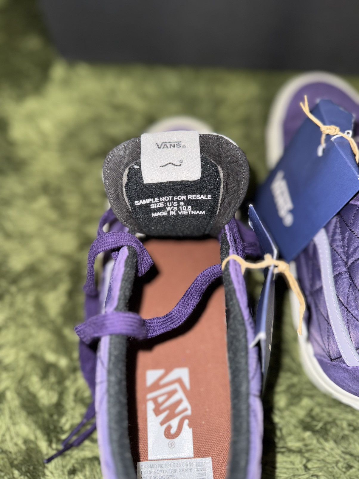 Vans [US 9] Vans Vault Skate Mid Sample Quilted Suede Purple Size US 9 / EU 42 - 3 Thumbnail