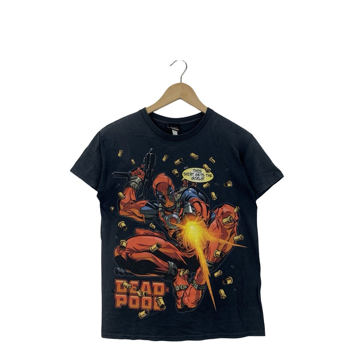 Marvel Comics Vintage MARVEL x DEADPOOL Overprint Tee Shirt Top Comic Book Size US S / EU 44-46 / 1 - 1 Thumbnail