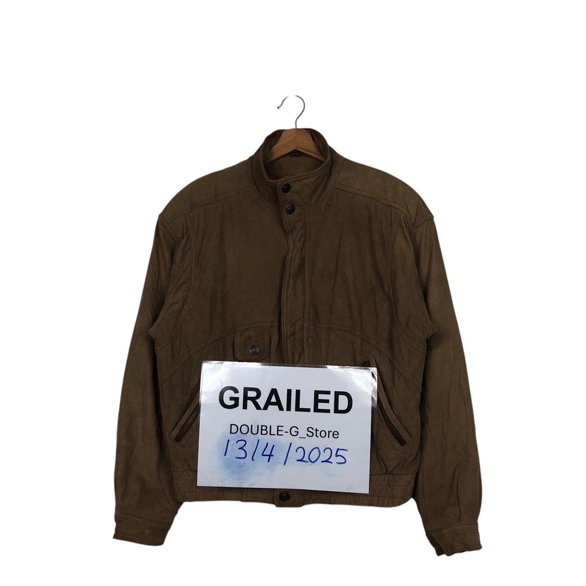 Japanese Brand 📌Vintage Bomber Leather Jacket Adventure Bound Issey Miyake Size US M / EU 48-50 / 2 - 1 Thumbnail