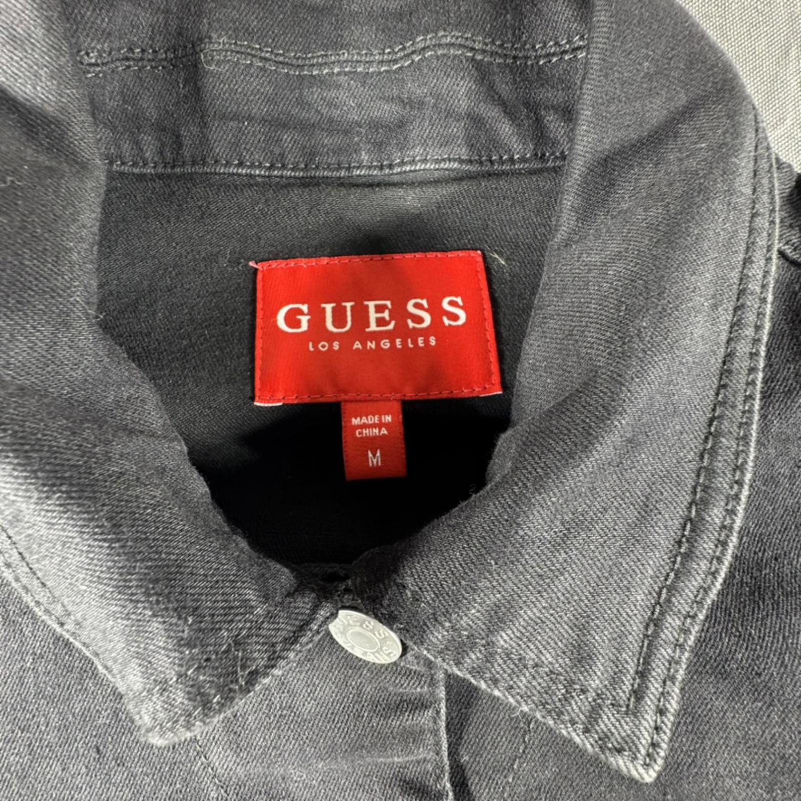 Guess Guess Jacket Women's M Black Jean Size M / US 6-8 / IT 42-44 - 2 Thumbnail