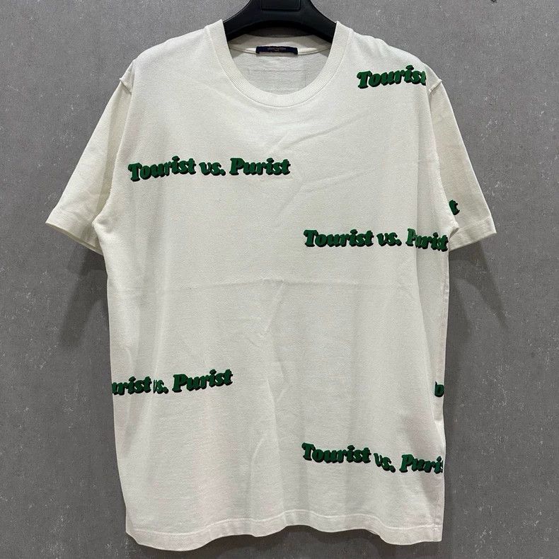 Louis Vuitton Louis Vuitton Letter logo printed short sleeve Size US XL / EU 56 / 4 - 1 Thumbnail