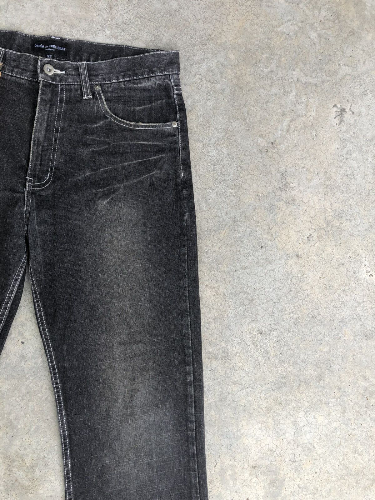 If Six Was Nine Freebeat Flared Jeans Distressed Jeans Size US 33 - 5 Thumbnail