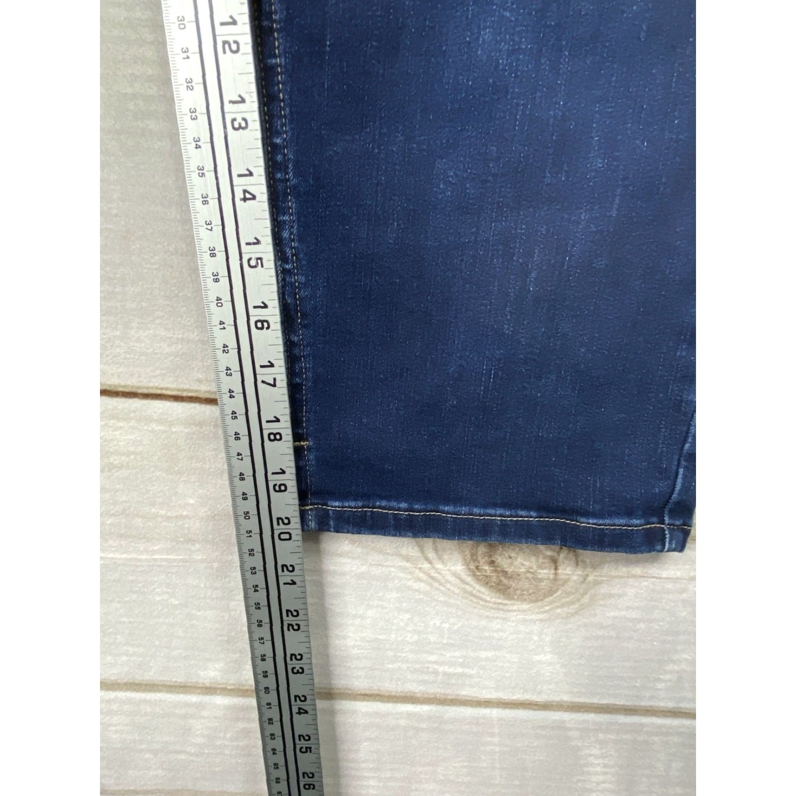 Vintage Maurices Jeans Womens 22W High Rise Cropped Denim Blue 90s City School Maurices Shirt? Size 40" / US 18 - 6 Thumbnail