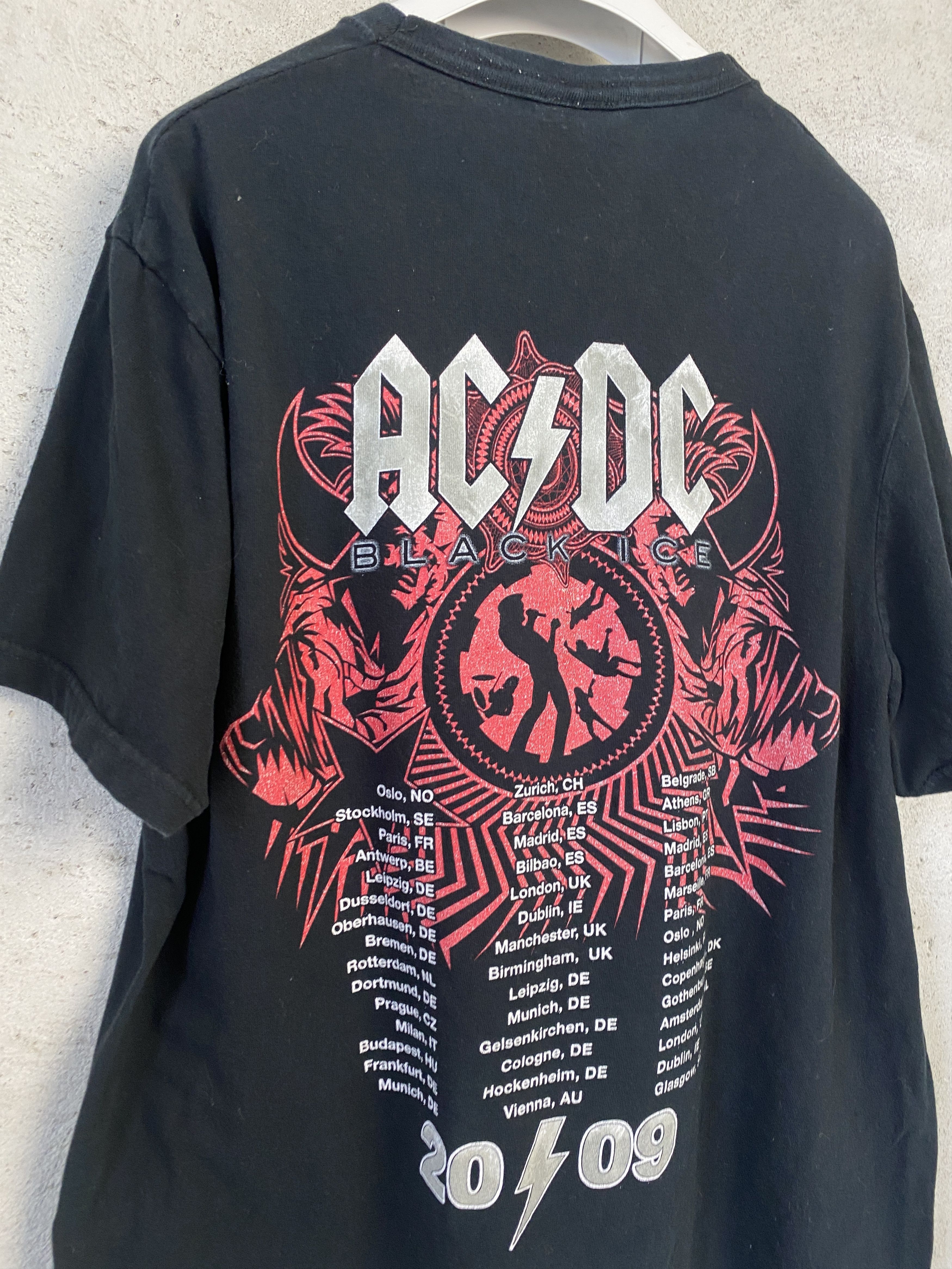 AC/DC ACDC t-shirt tee printed 2008/2009 rock band opium Size US XL / EU 56 / 4 - 6 Thumbnail