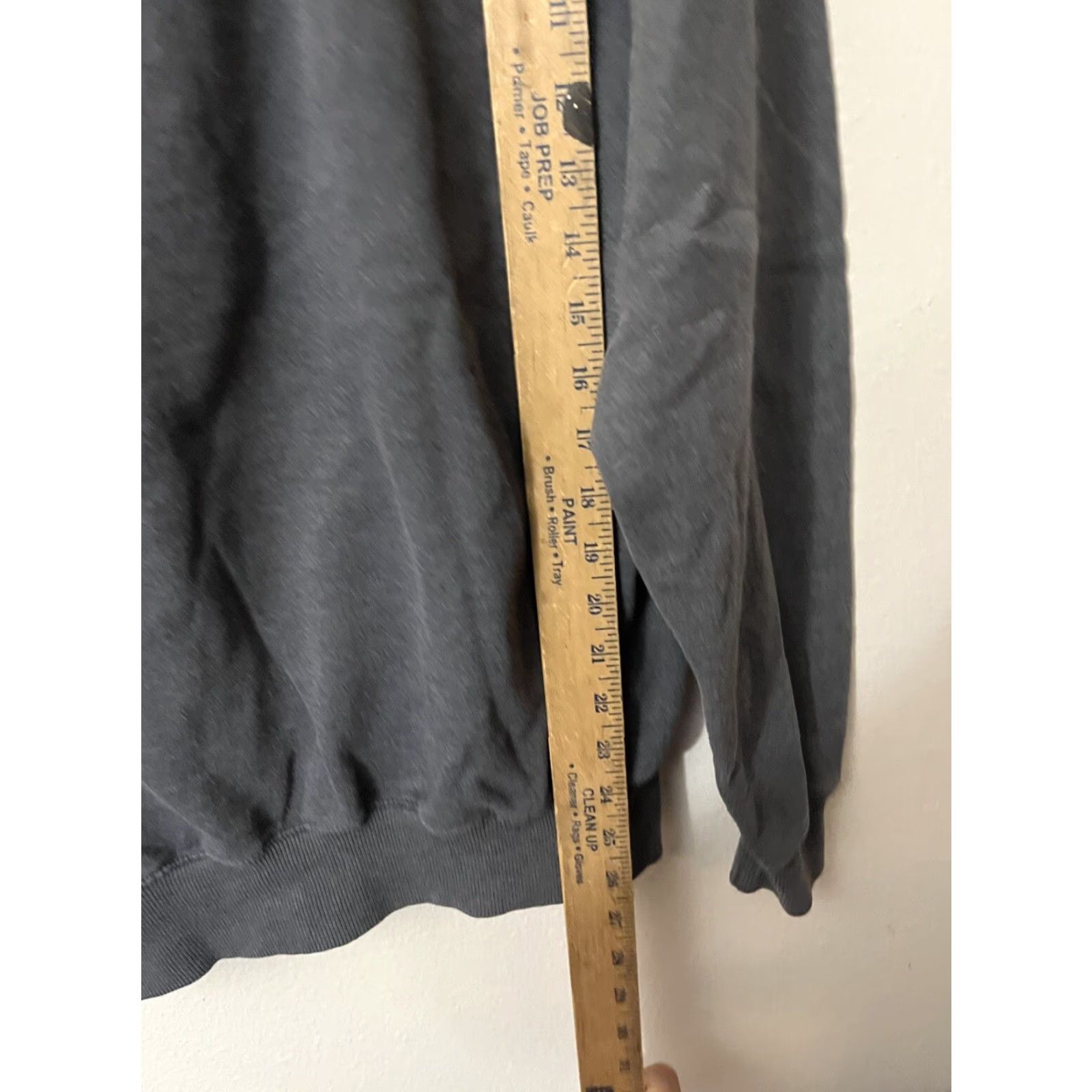 Champion Champion Powerblend Hoodie Men M Gray Solid Fleece Hooded Pullover Crew Neck Pouch Logo Gym Training Mens Size US M / EU 48-50 / 2 - 4 Thumbnail