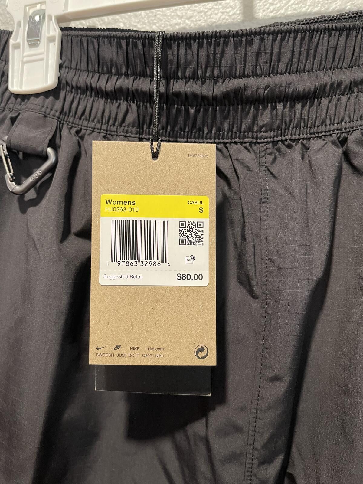 Nike Nike ACG Black Athletic Shorts with D-Ring Detail Size US 32 / EU 48 - 4 Thumbnail