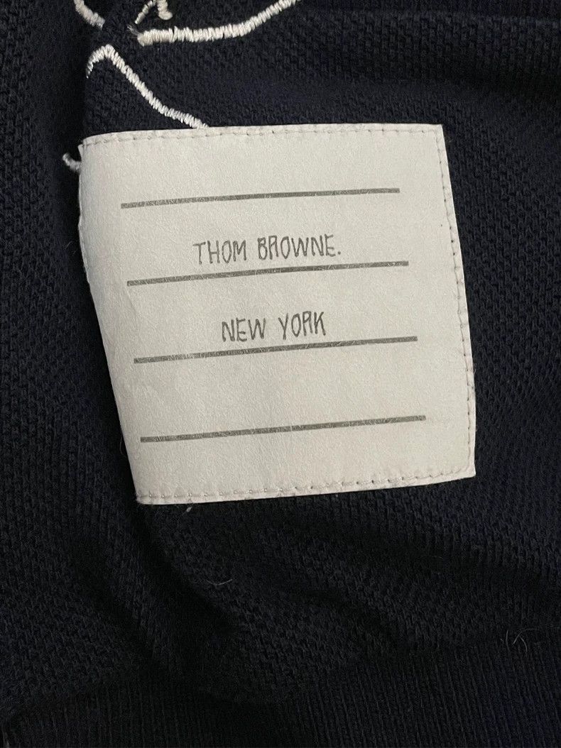 Thom Browne Thom browne Navy blue embroidered puppy tennis cardigan jac Size XS / US 0-2 / IT 36-38 - 5 Thumbnail