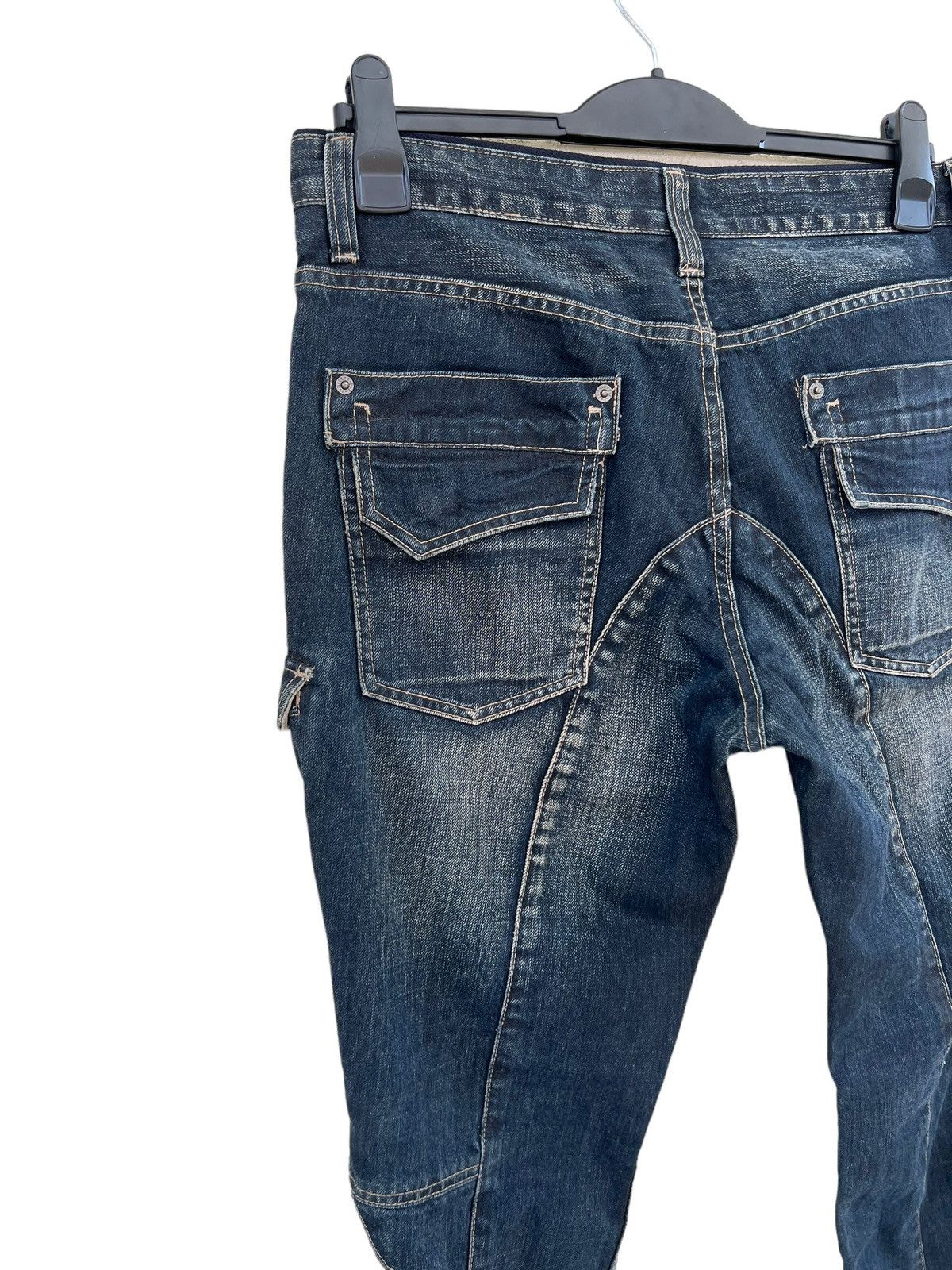 PPFM Vintage PPFM Bondage Denim Parachute Cargo Jeans Size US 32 / EU 48 - 14 Thumbnail