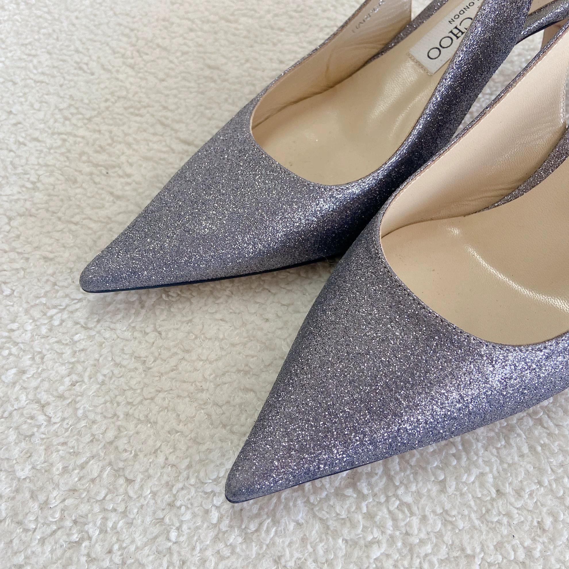Jimmy Choo Jimmy Choo Sparkle Pointed Toe High Heels 39 Size US 8.5 / IT 38.5 - 5 Thumbnail