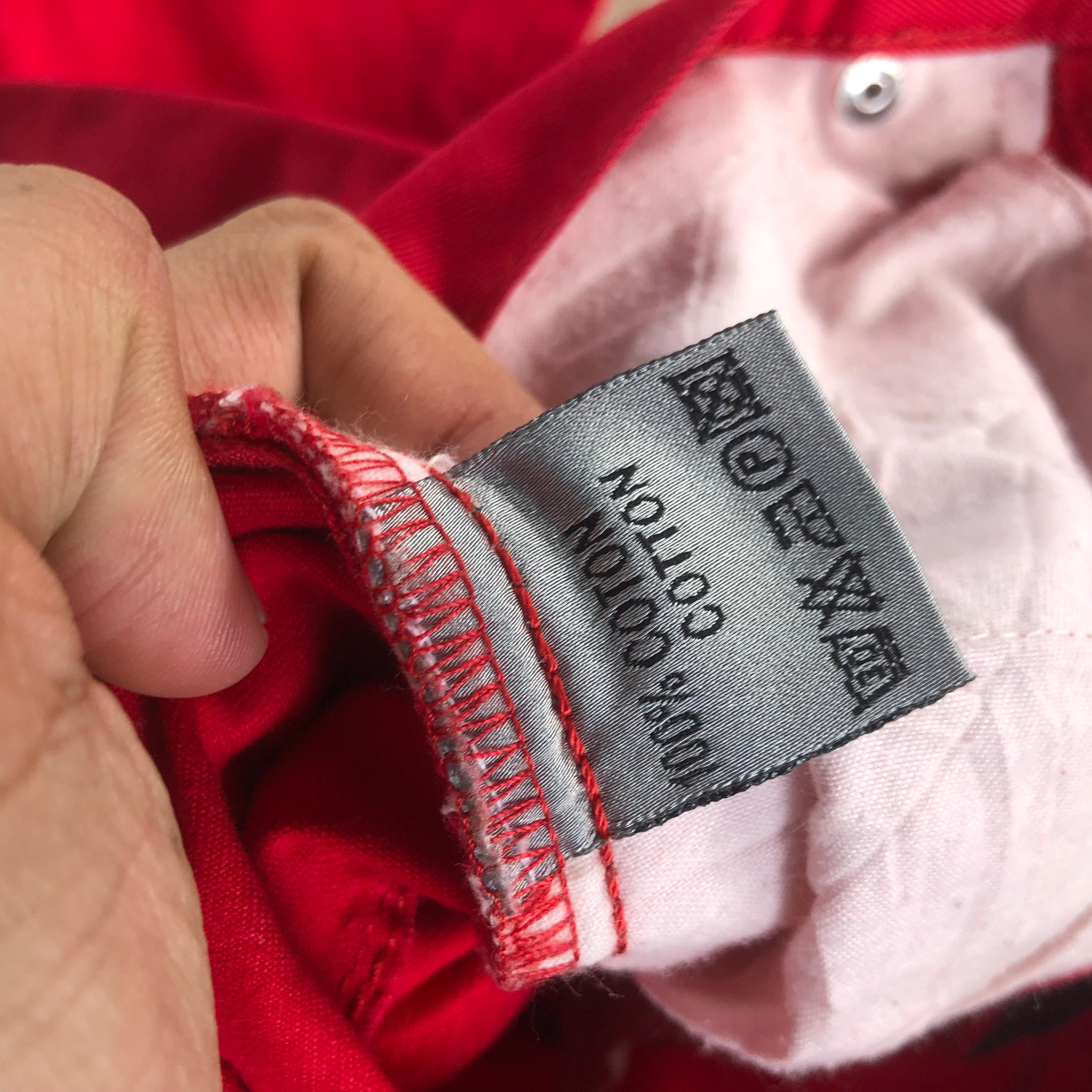 Dior × Hedi Slimane SS06 Dior Hedi Slimane Red Jeans Size US 30 / EU 46 - 6 Thumbnail