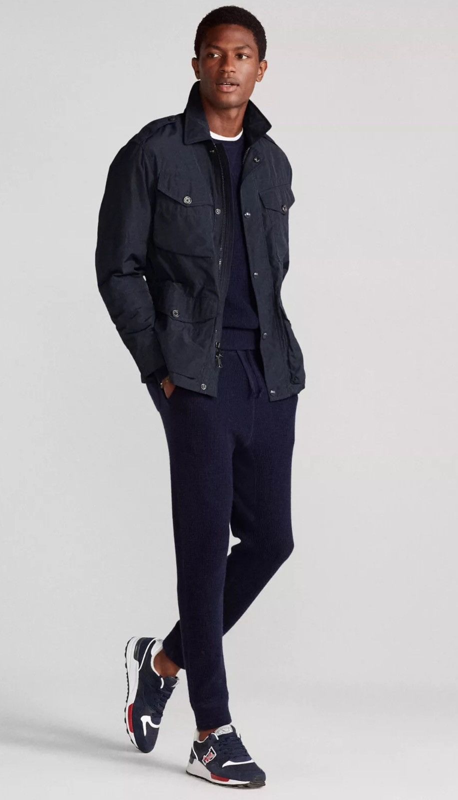 Polo Ralph Lauren Men’s Ralph Lauren, blue water, repellent, field jacket.-M Size US M / EU 48-50 / 2 - 2 Thumbnail