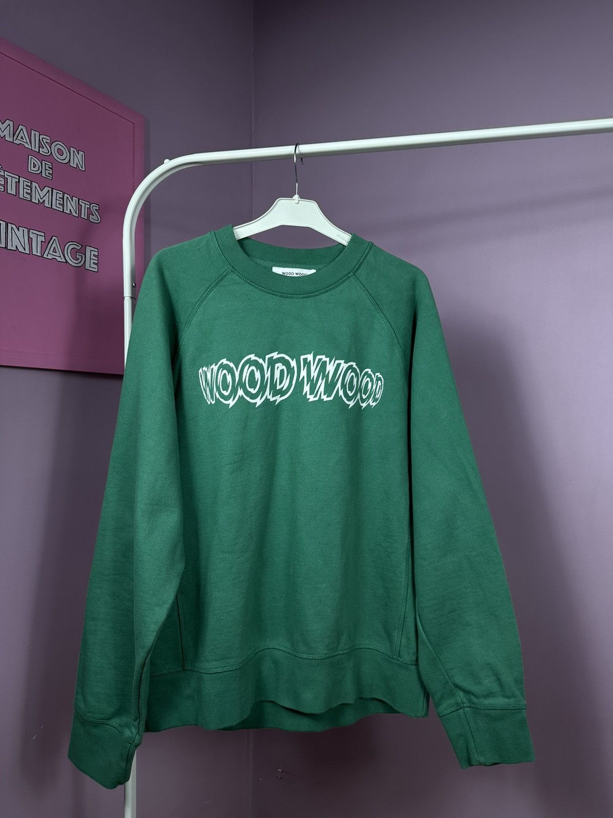 Wood Wood Wood Wood Hester Organic Cotton Sweatshirt Crewneck Logo Size US M / EU 48-50 / 2 - 4 Thumbnail