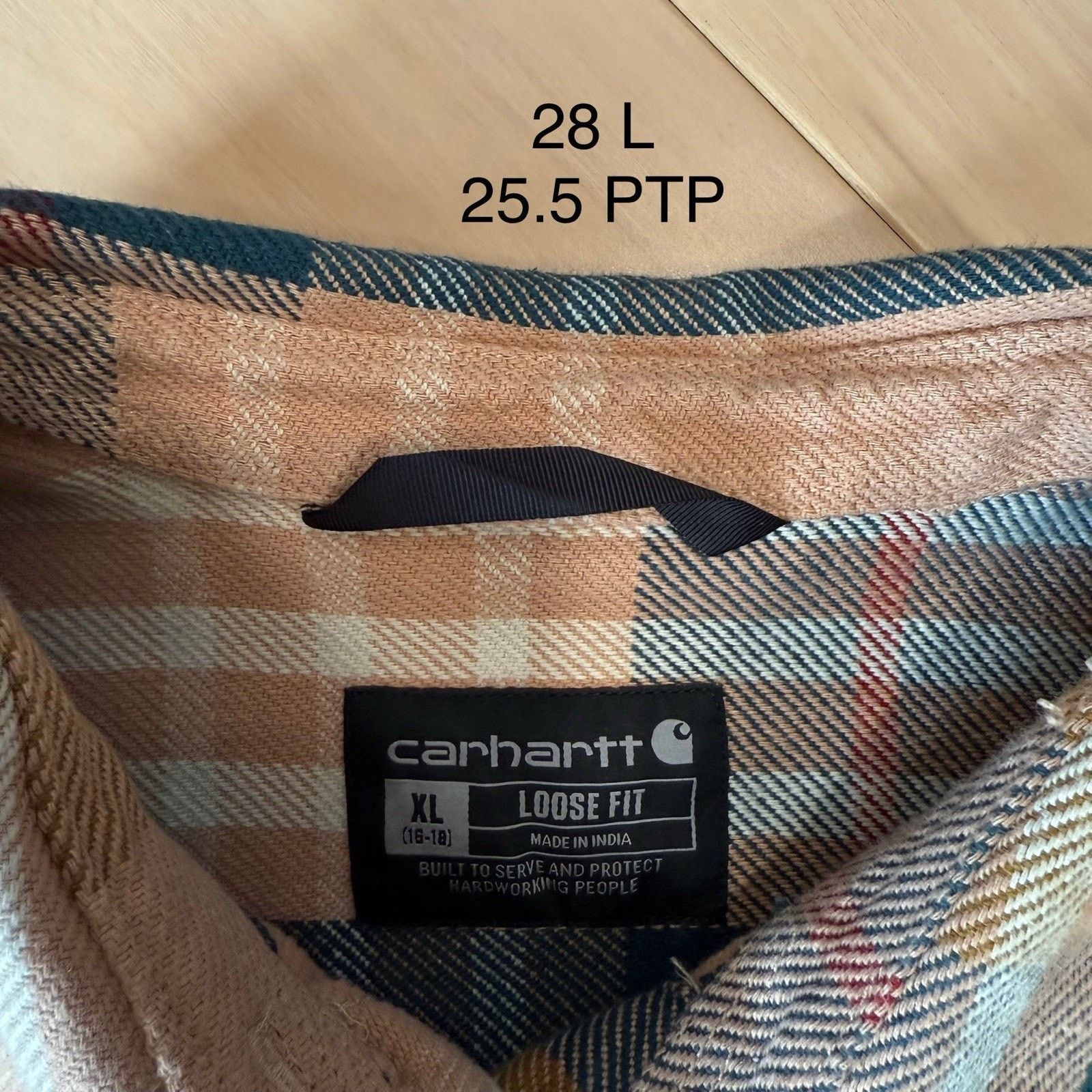 Carhartt Carhartt Heavyweight Twill Flannel Women's XL Multicolor Size XL / US 12-14 / IT 48-50 - 8 Thumbnail
