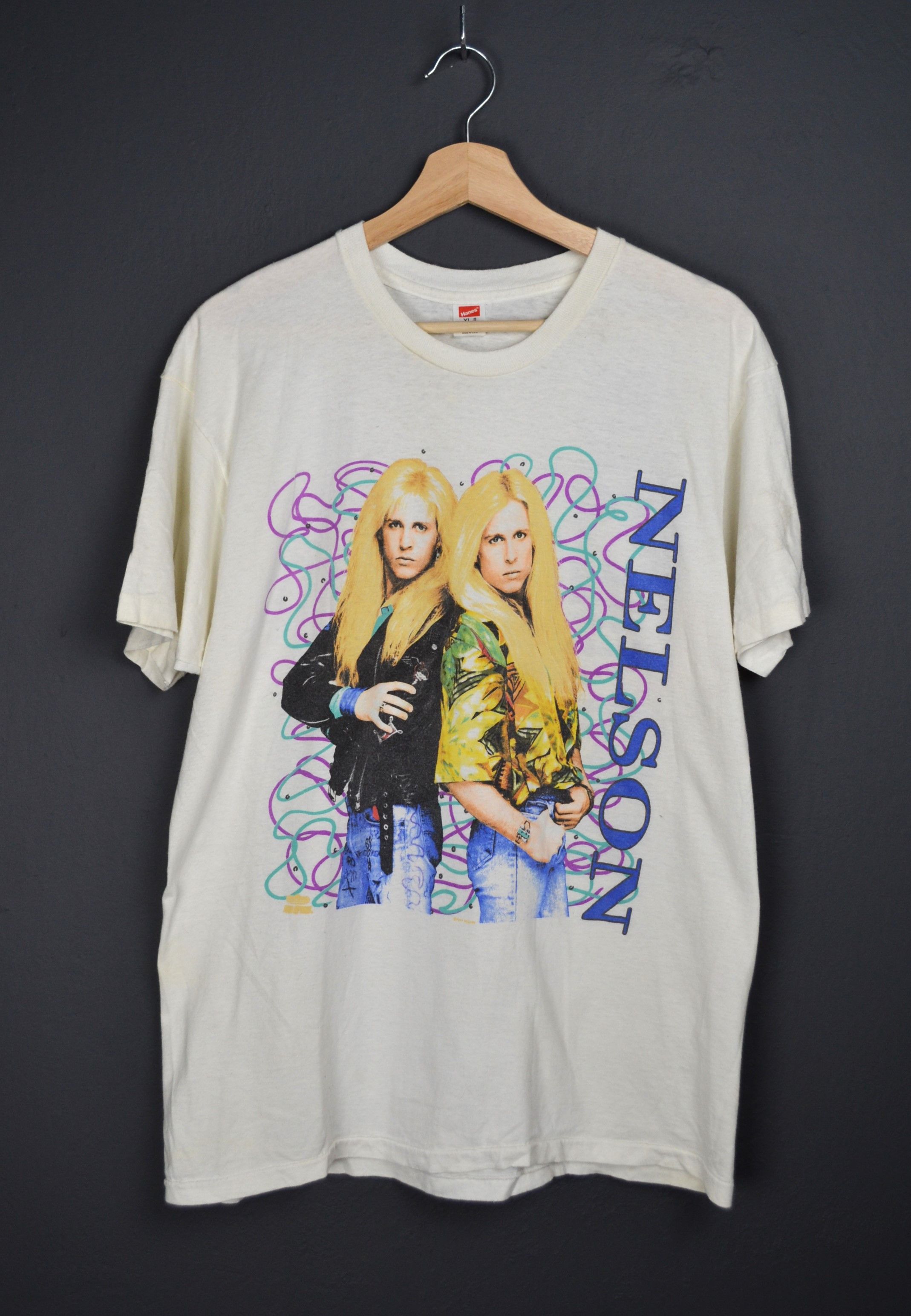 Band Tees Vintage 1991 Nelson Band Tour T-Shirt Size XL Size US XL / EU 56 / 4 - 2 Thumbnail