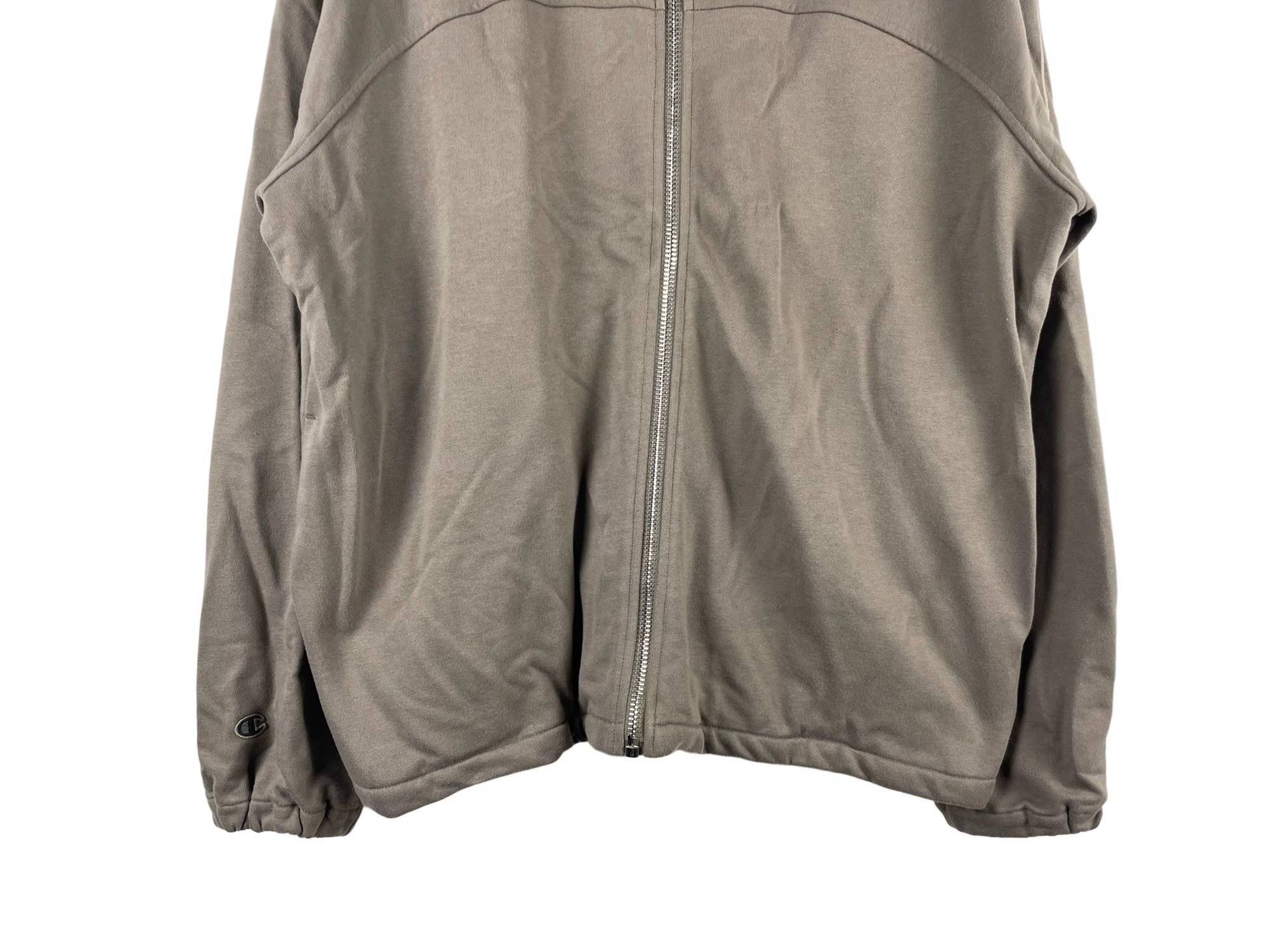 Rick Owens Rick Owens x Champion Embroidered Logo Zip Jacket Size US L / EU 52-54 / 3 - 4 Thumbnail