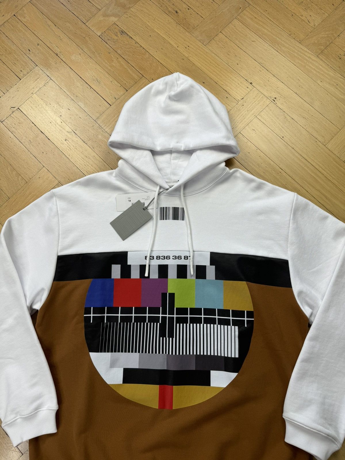 VTMNTS VTMNTS “No Signal” Barcode Hoodie SS23 Size US XL / EU 56 / 4 - 3 Thumbnail