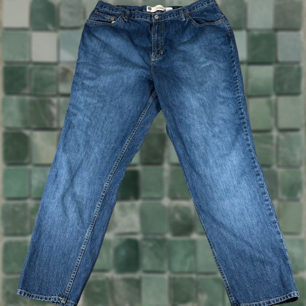 Gap GAP Jeans Women 20R High Rise Denim Blue Wash Vintage Y2K Mom Style Jeans Size 42" / US 20 - 1 Thumbnail