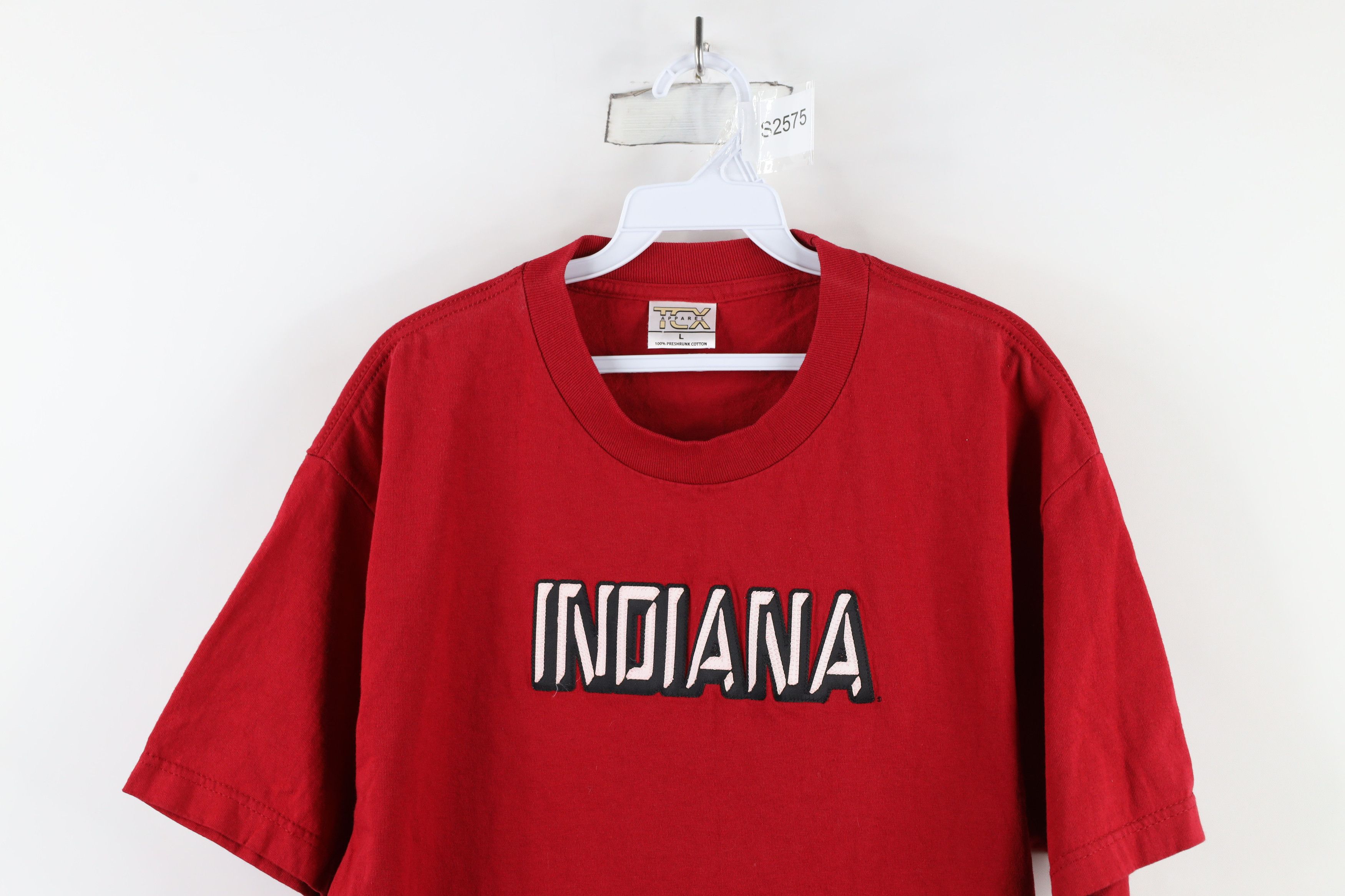 Vintage Vintage 90s Indiana University IU Hoosiers Football T-Shirt Size US L / EU 52-54 / 3 - 2 Thumbnail