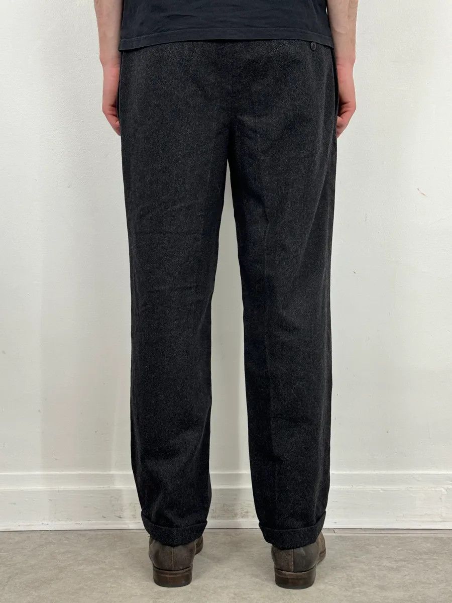 Gianfranco Ferre 2000s Gianfranco Ferré Dark Grey Wool Tailored Pants Size US 34 / EU 50 - 4 Thumbnail