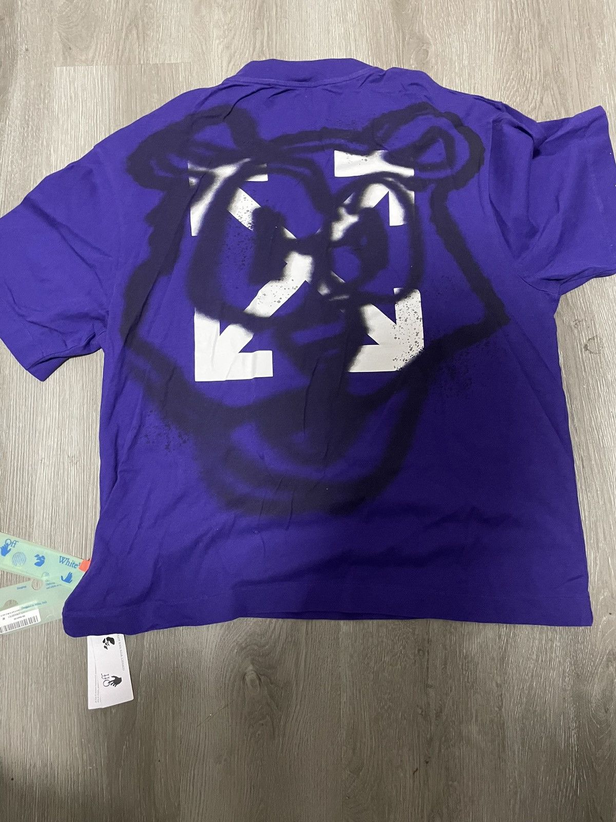 Off-White Purple off-white over-sized t-shirt Size US M / EU 48-50 / 2 - 4 Thumbnail