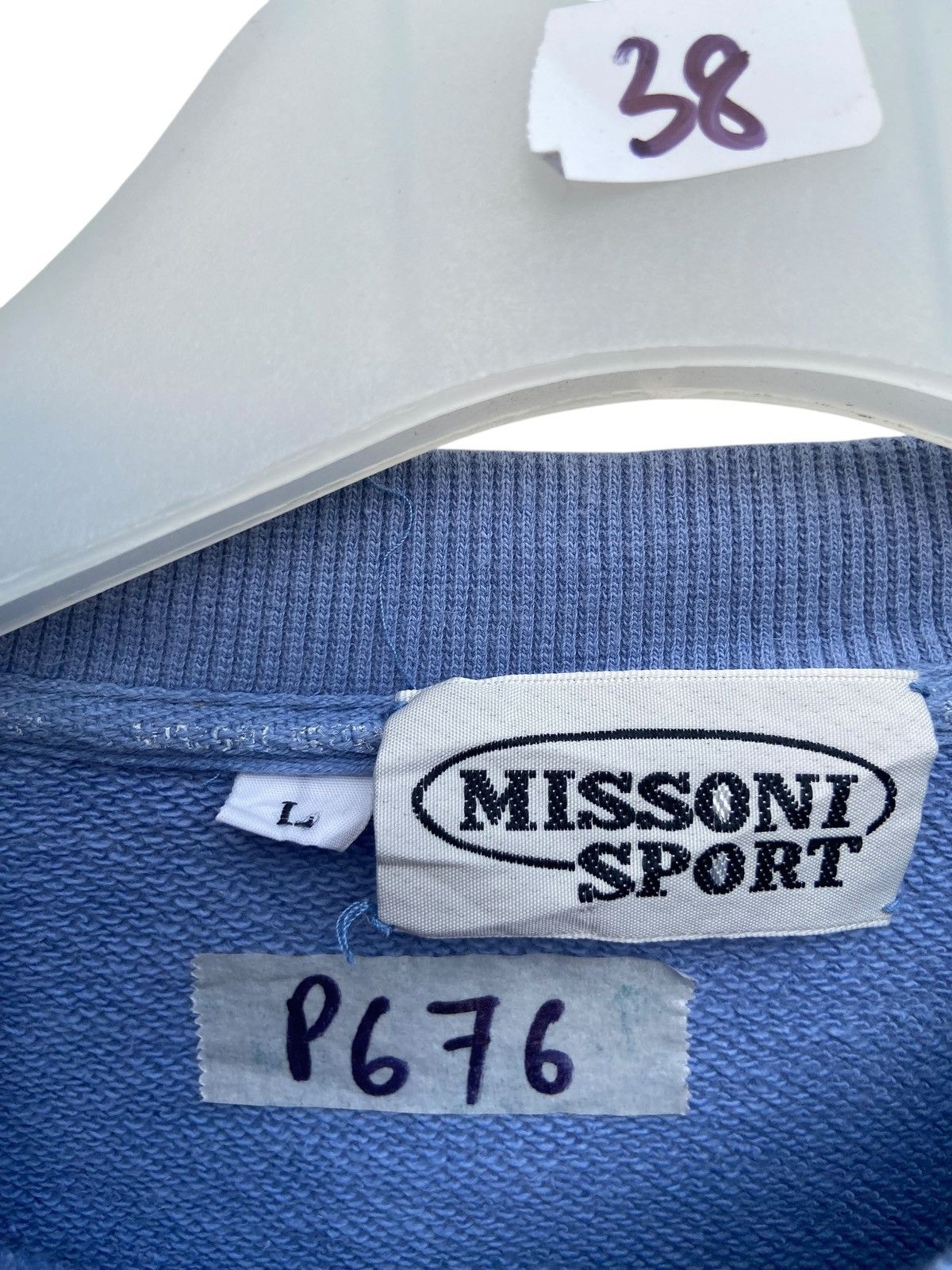 Missoni Vintage Missoni Spellout Sweatshirt Size US L / EU 52-54 / 3 - 4 Thumbnail