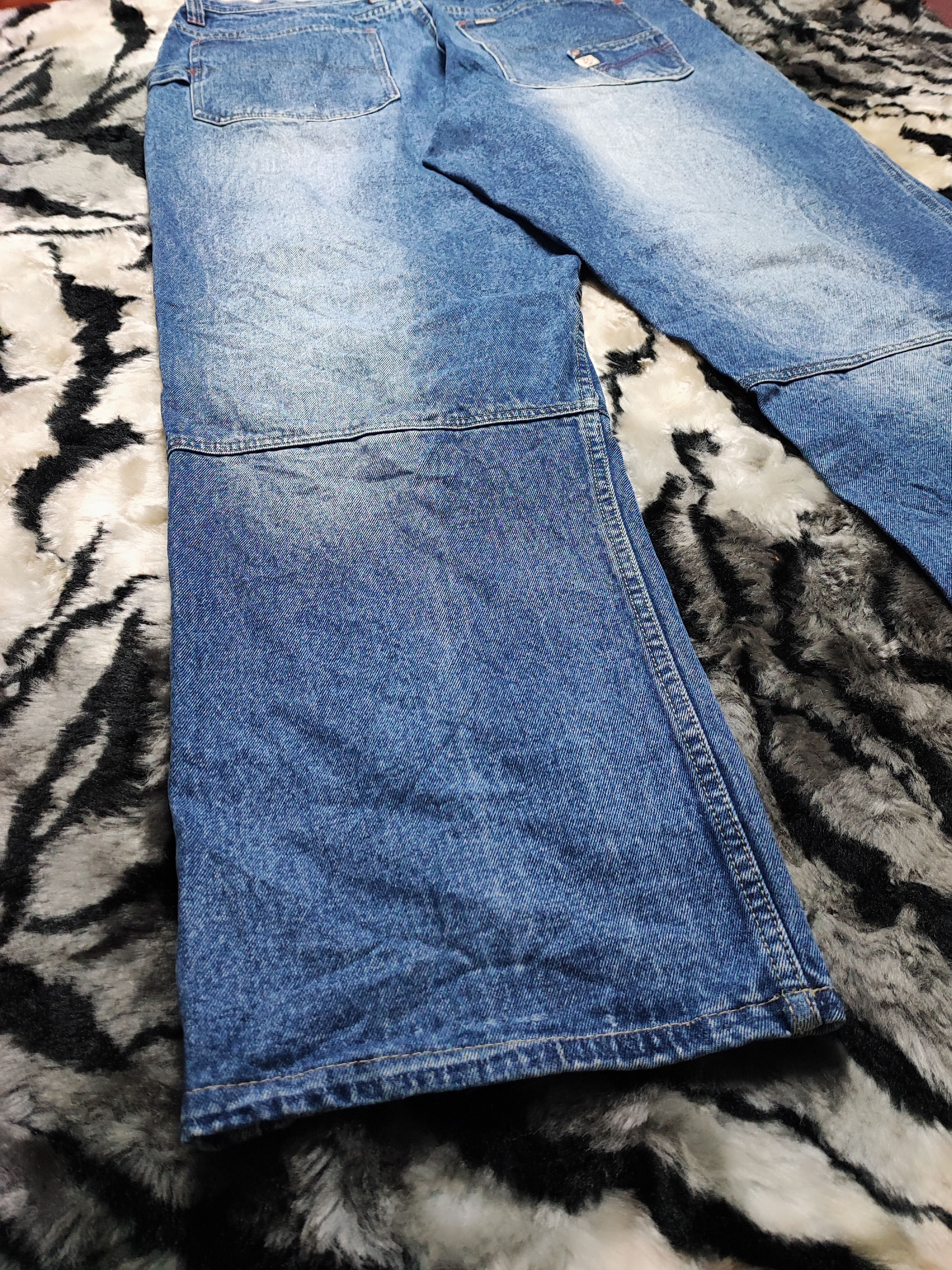 Brooklyn Xpress BAGGY DOUBLE KNEE VINTAGE Y2K BROOKLYN XPRESS JEANS Size US 40 / EU 56 - 12 Thumbnail