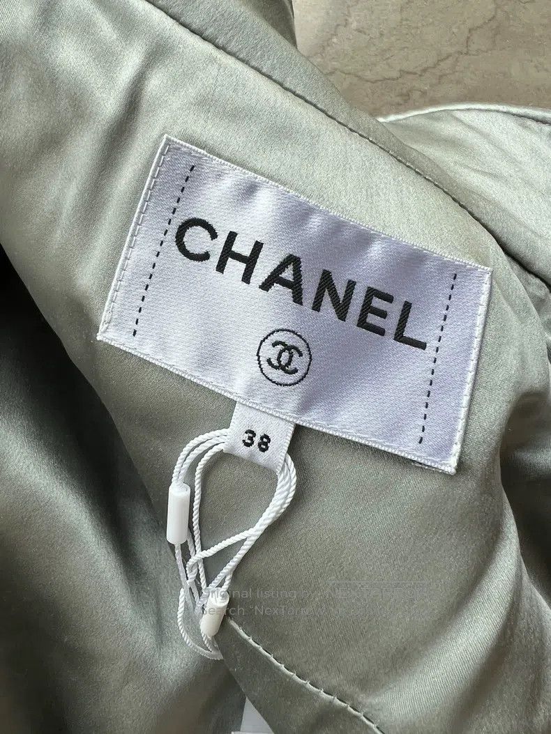 Chanel Chanel Chinese-style buckled grey hat coat Size XS / US 0-2 / IT 36-38 - 7 Thumbnail