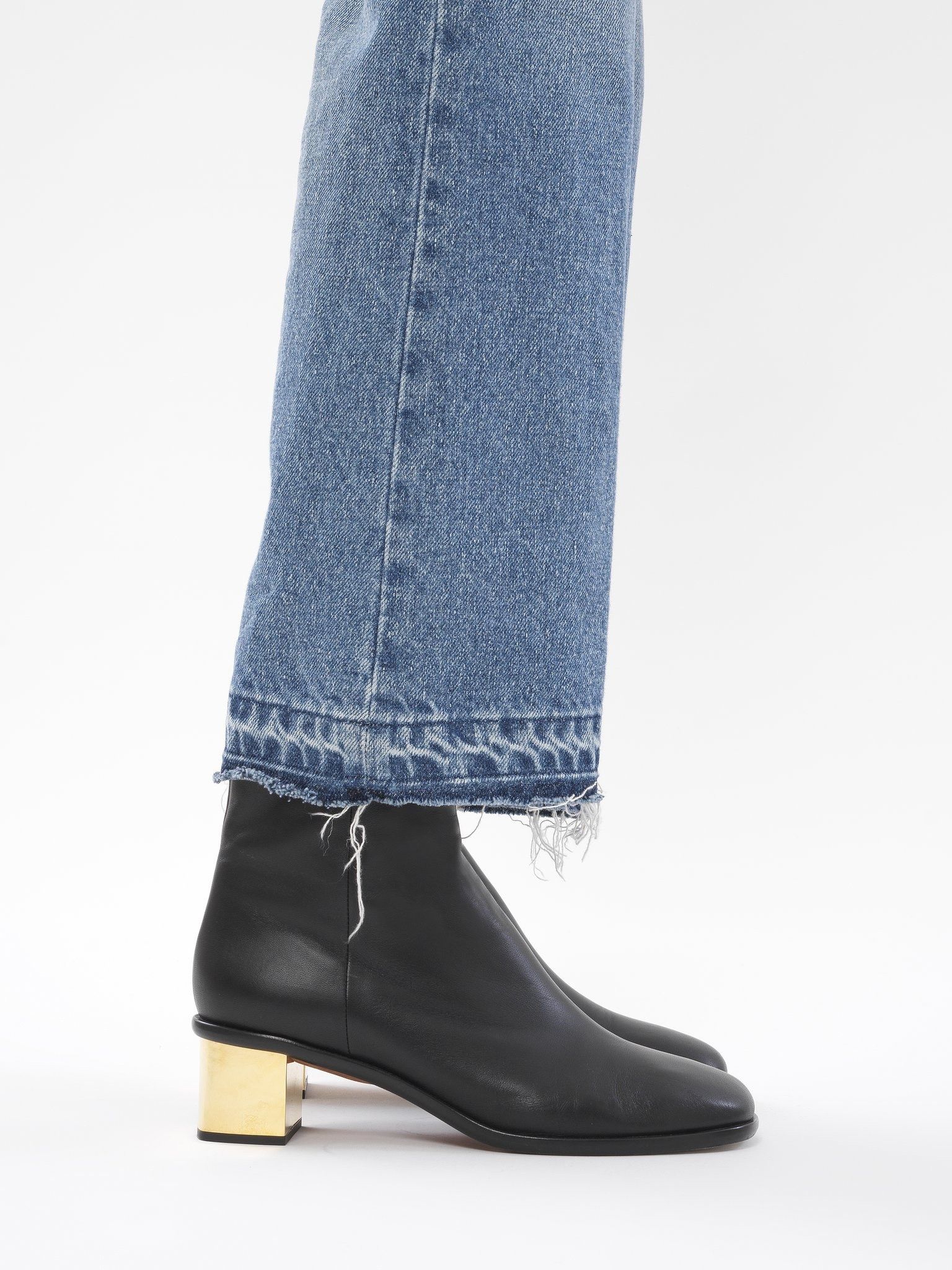 Chloe o1loc1c0325 CHC23 Rebecca Ankle Boots in Black Size US 11 / IT 41 - 2 Thumbnail