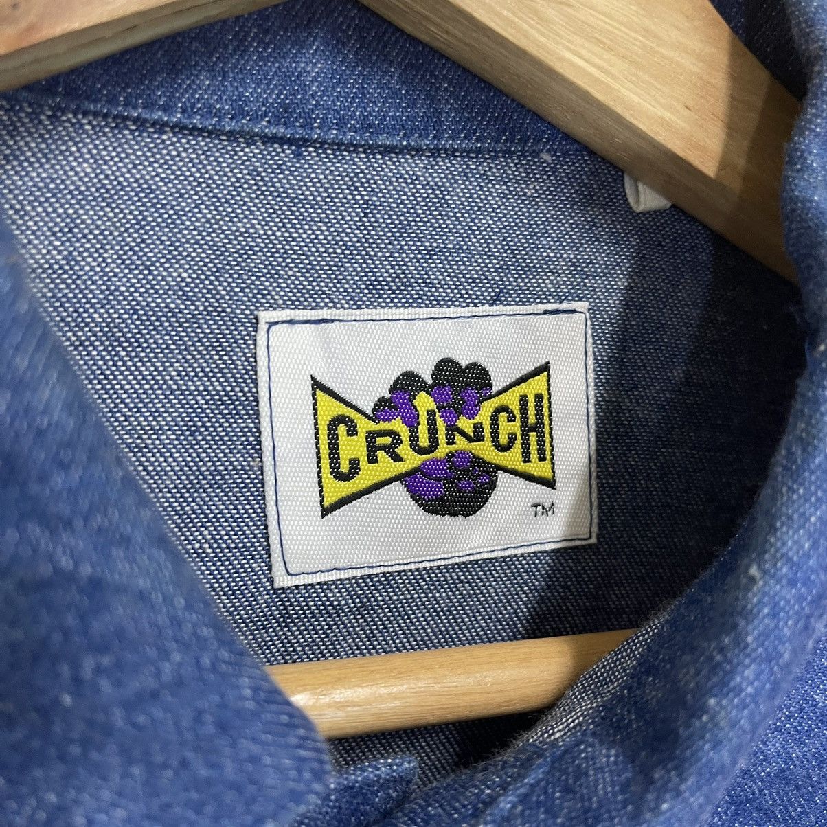 Japanese Brand VTG CRUNCH SKATERBOARDS DENIM JACKET Size S / US 4 / IT 40 - 10 Thumbnail