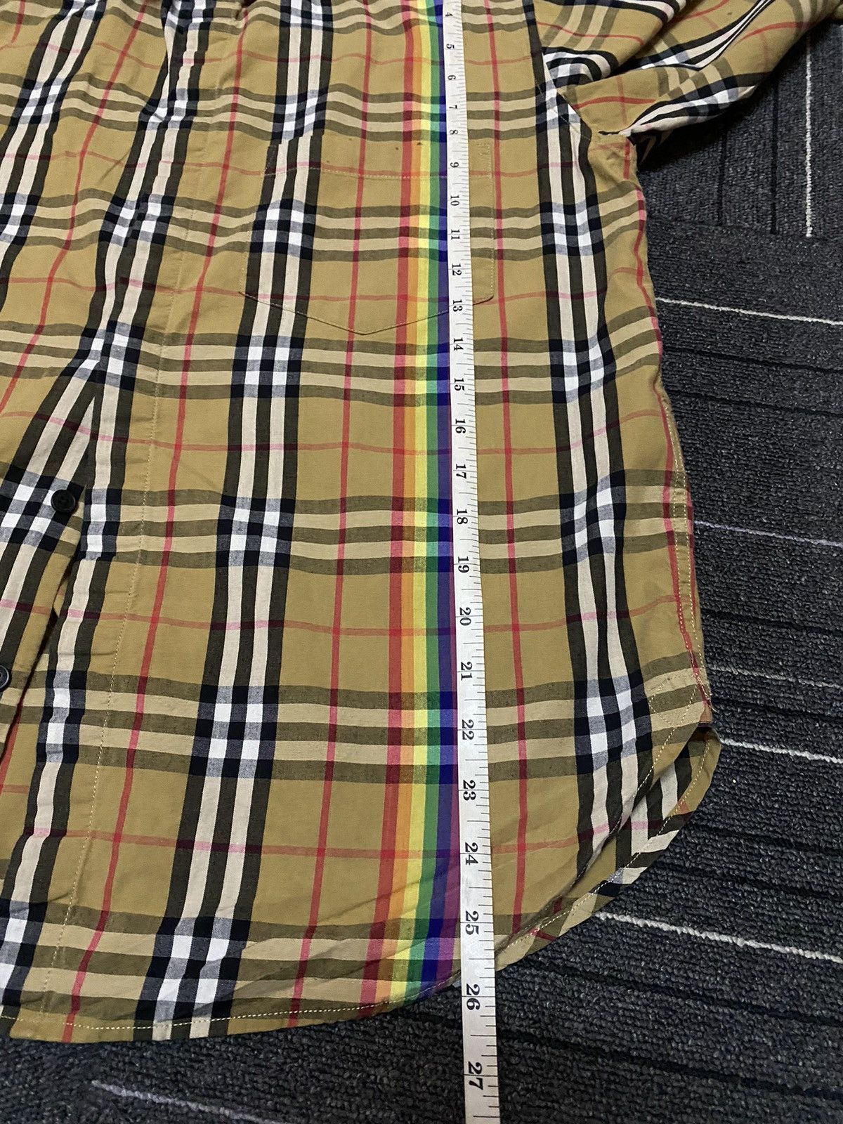 Burberry × Burberry Prorsum Burberry checkered rainbow button ups made in italy Size US L / EU 52-54 / 3 - 12 Thumbnail