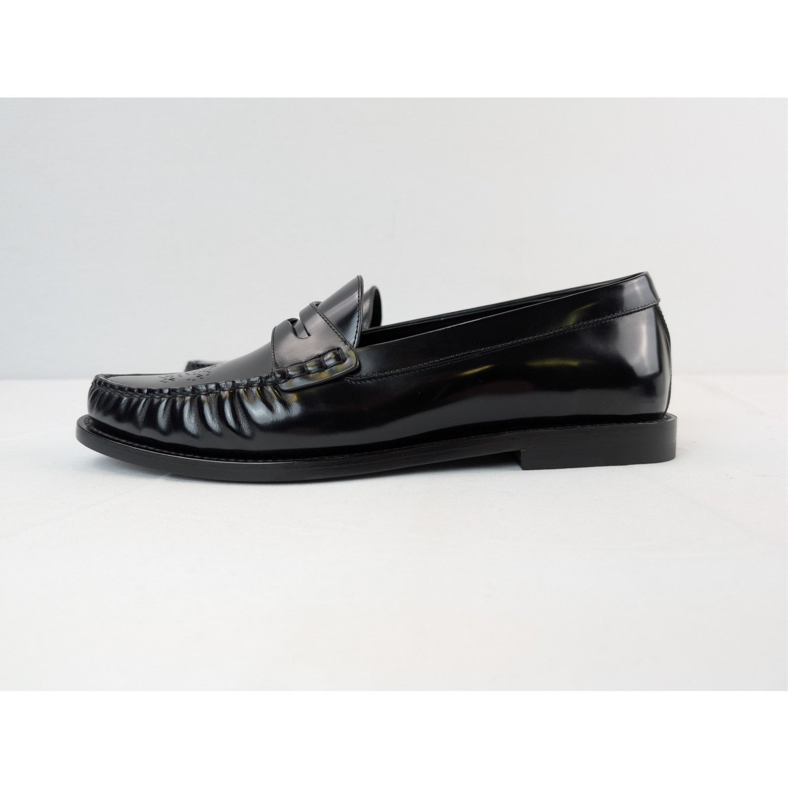 Celine o1rshd1 Vivienne Loafers in Polished Boil Shoe Boots Black Size US 12 / EU 45 - 10 Thumbnail
