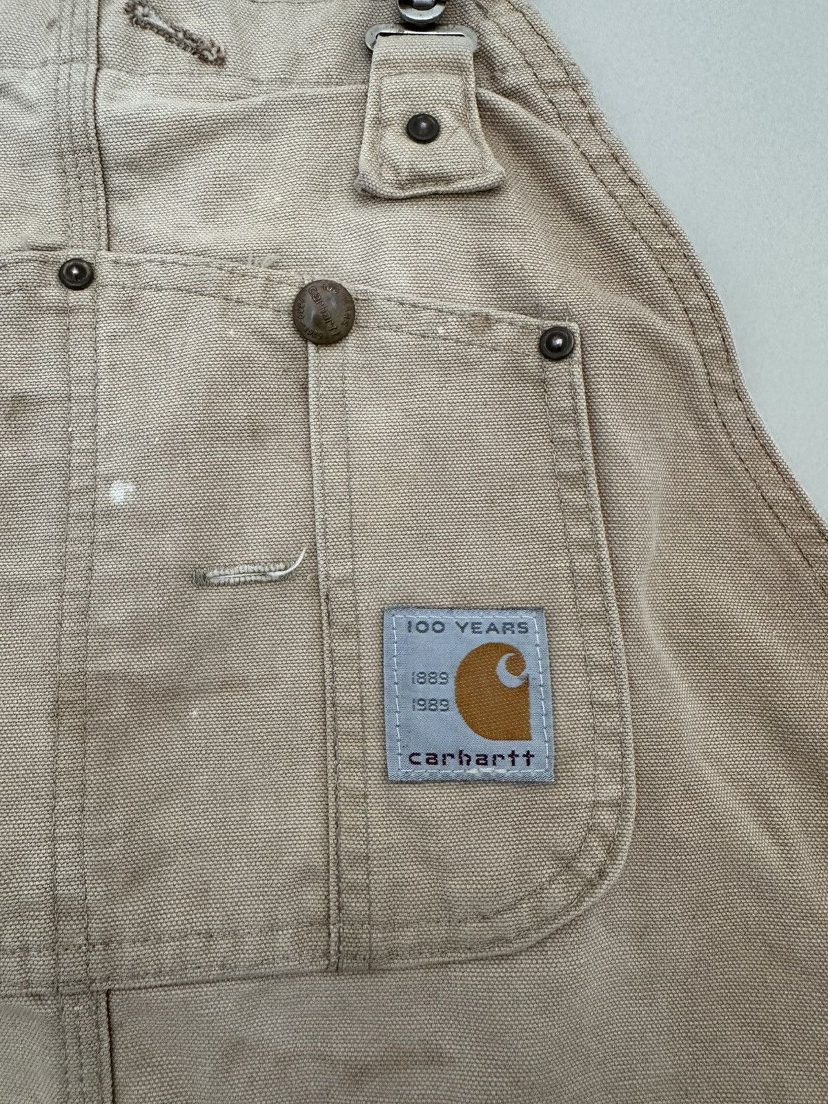 Carhartt VTG 100 Years Annaversry Carhartt Overall Worker Double Knee Size US 36 / EU 52 - 10 Thumbnail