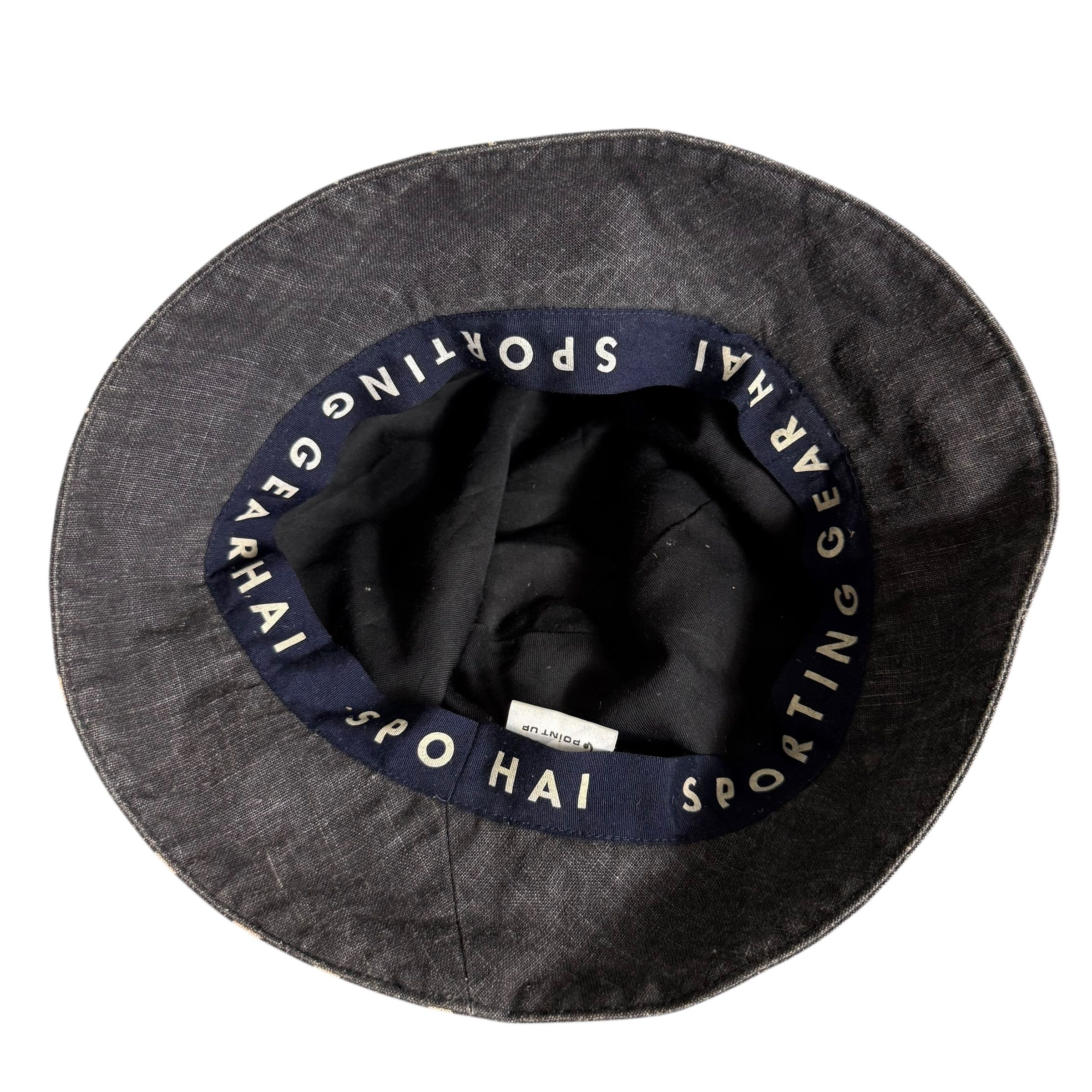Hai Sporting Gear 🔥RARE🔥Vintage Hai Sporting Gear Abstract Denim Bucket Hat Size ONE SIZE - 5 Thumbnail