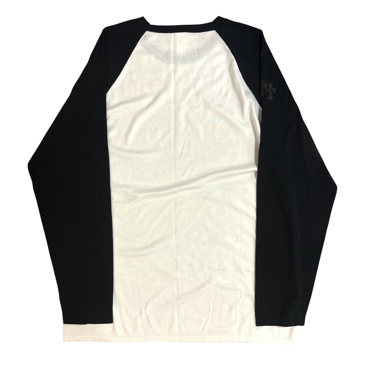 Chrome Hearts TRIPLE CROSS PATCH SILK BLEND RAGLAN BASEBALL TEE Size US XL / EU 56 / 4 - 4 Thumbnail